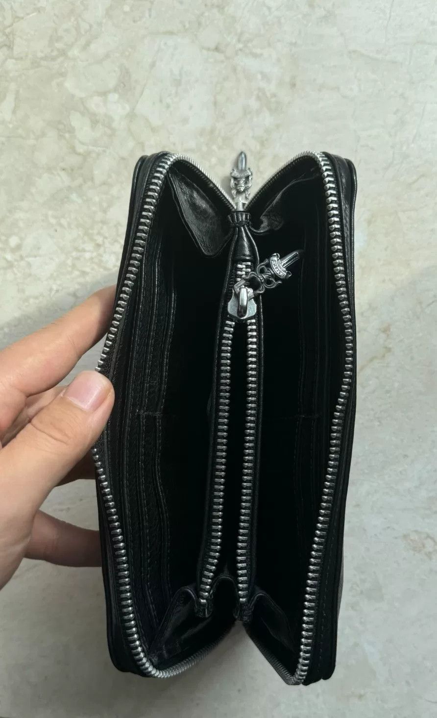 Chrome Hearts chrome hearts flame cross long wallet Size ONE SIZE - 6 Thumbnail