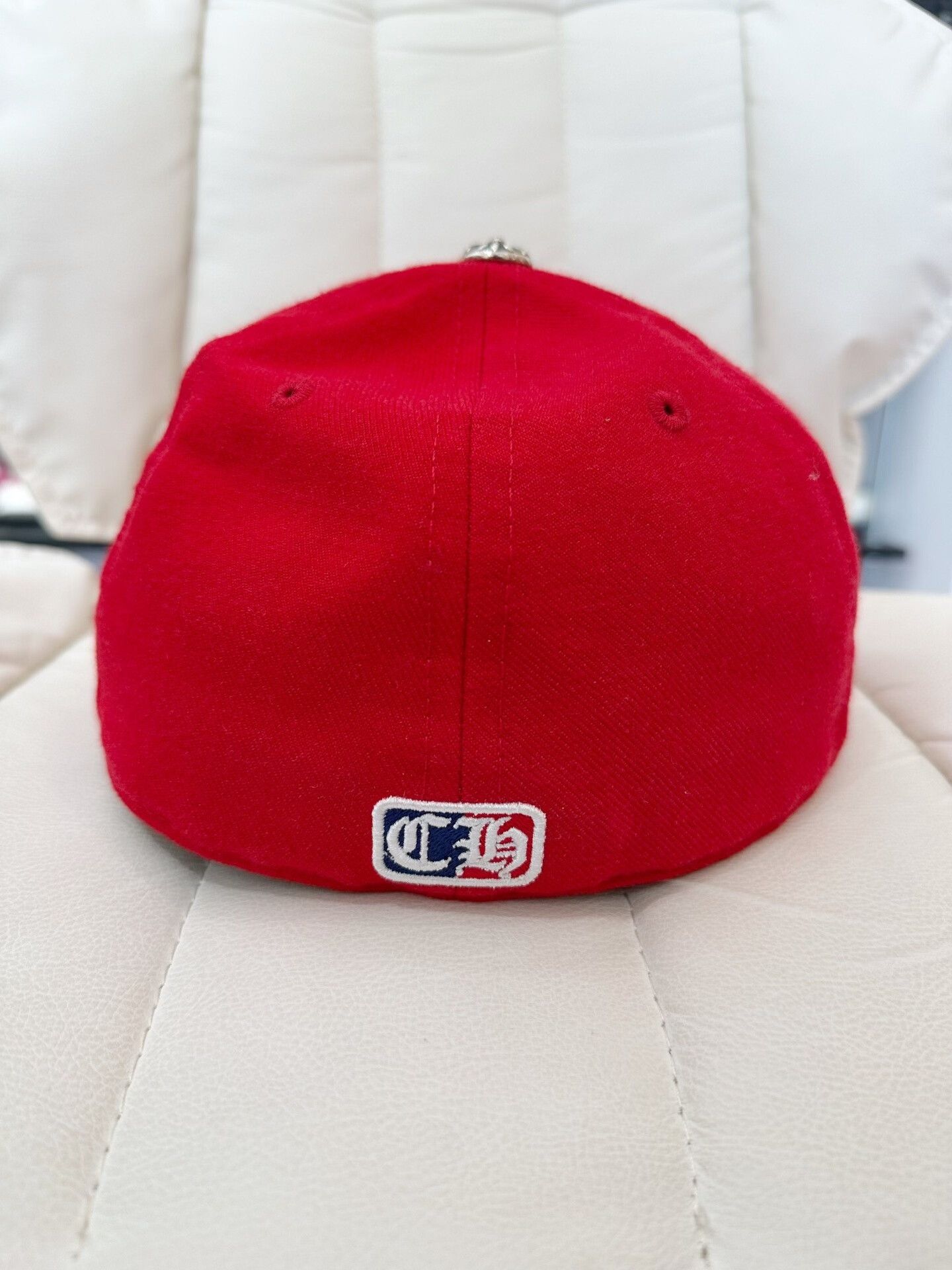 Chrome Hearts chrome hearts red heart embroidery baseball cap Size ONE SIZE - 4 Thumbnail