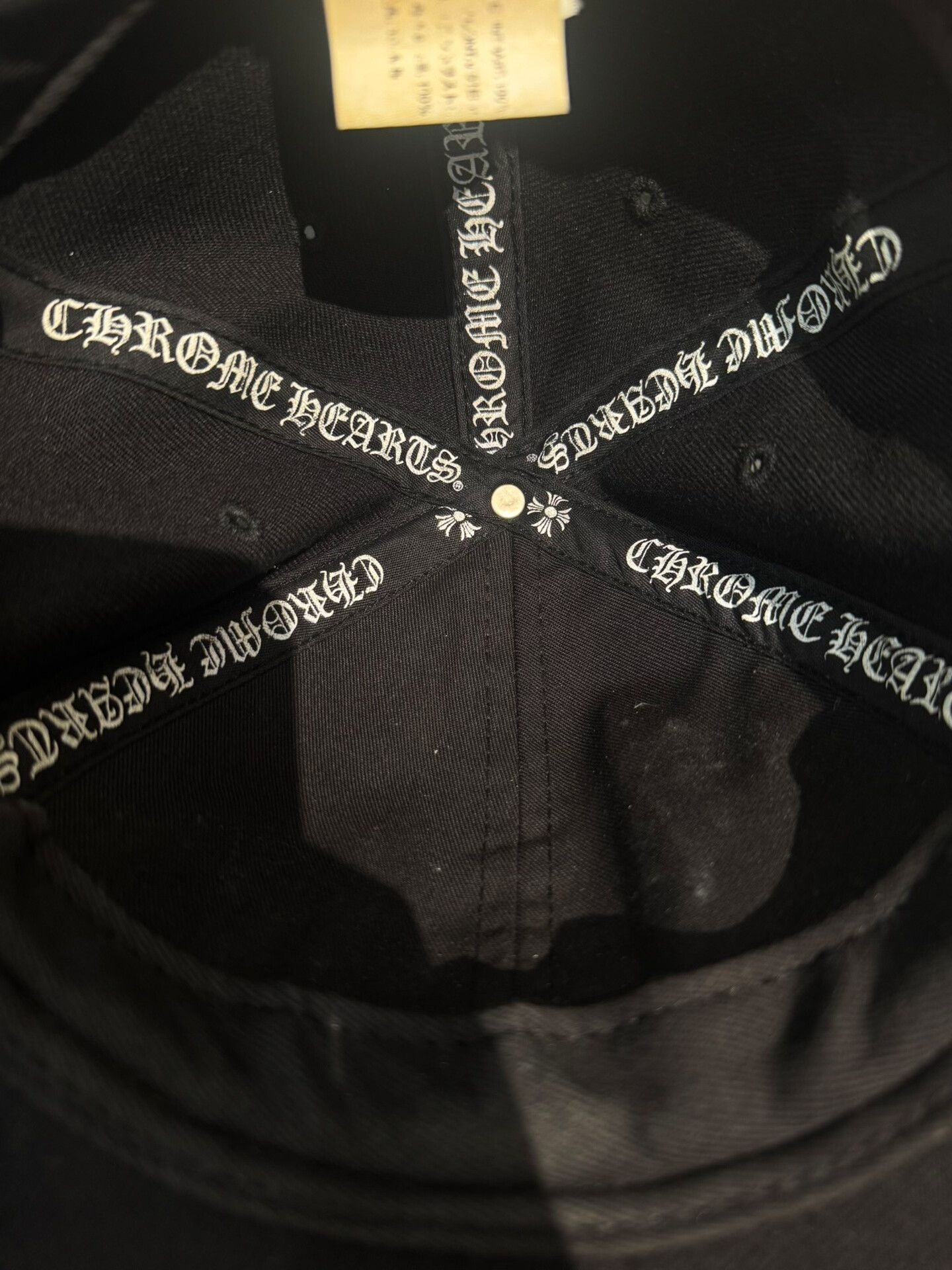Chrome Hearts chrome hearts black embroidered logo baseball cap Size ONE SIZE - 6 Thumbnail