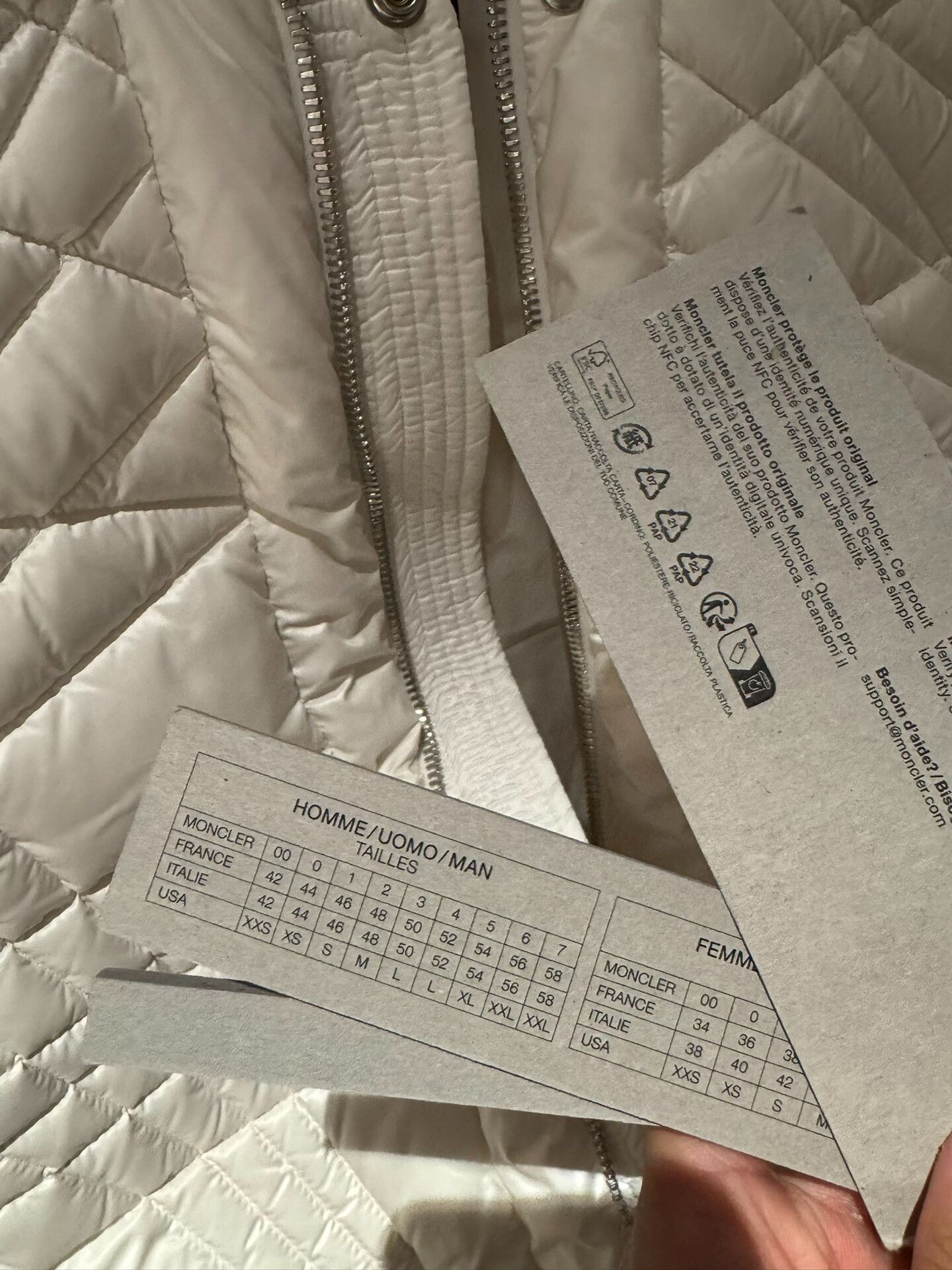 Moncler Genius rick owens x moncler white down vest Size US XXS / EU 40 - 7 Thumbnail