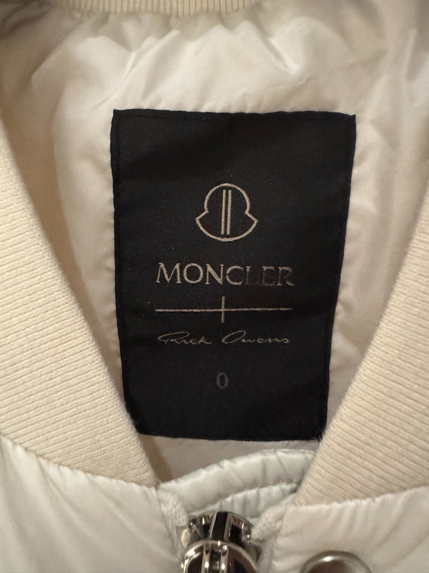 Moncler Genius rick owens x moncler white down vest Size US XXS / EU 40 - 3 Thumbnail
