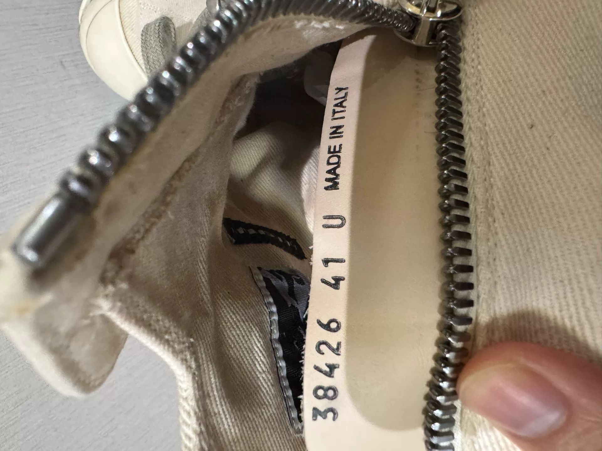 Rick Owens rick owens white star lace-up sneakers Size US 9 / EU 42 - 6 Thumbnail