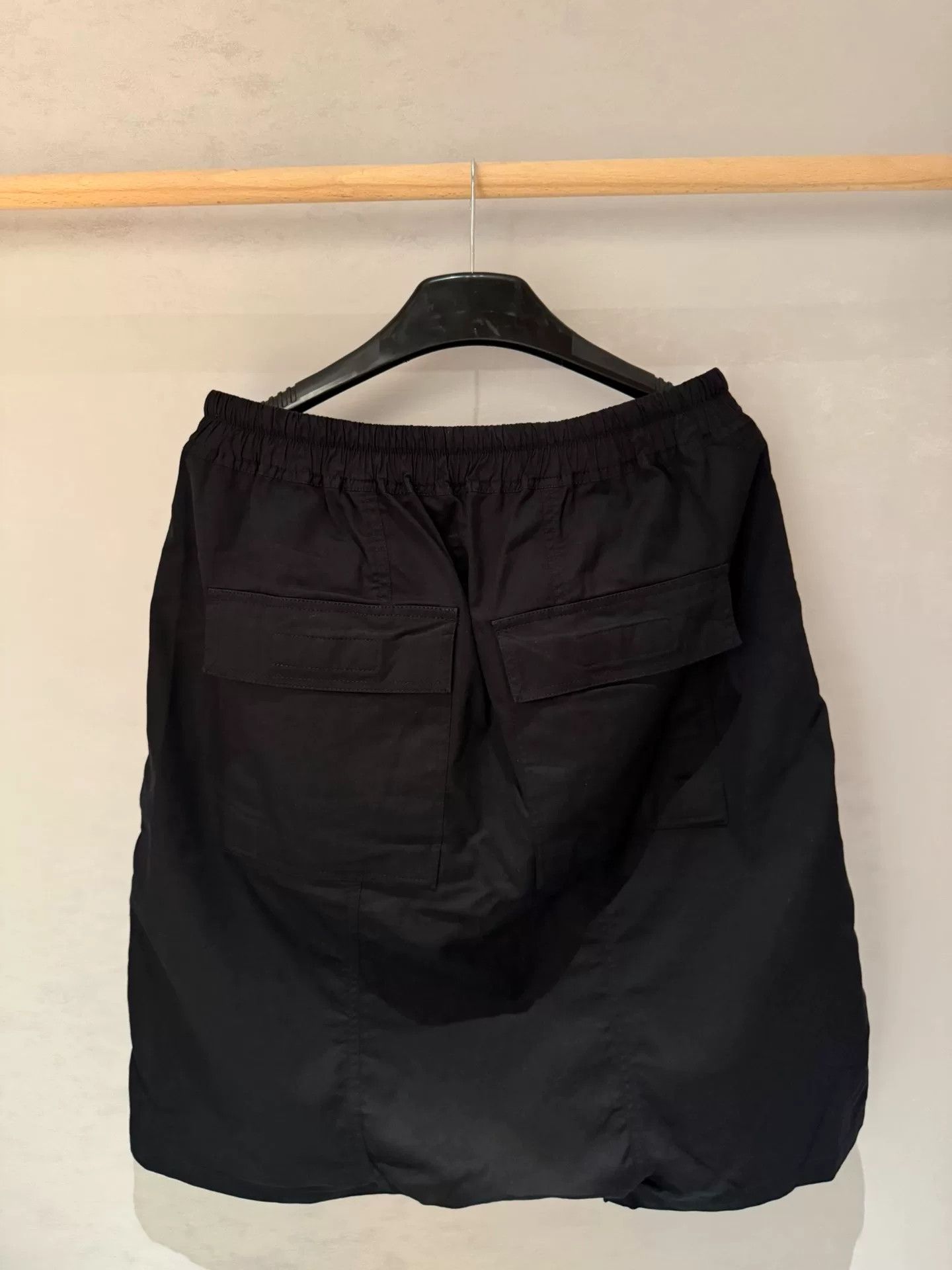 Rick Owens Drkshdw Rick Owens DRKSHDW Nylon Shorts in Black Size US 31 - 2 Thumbnail