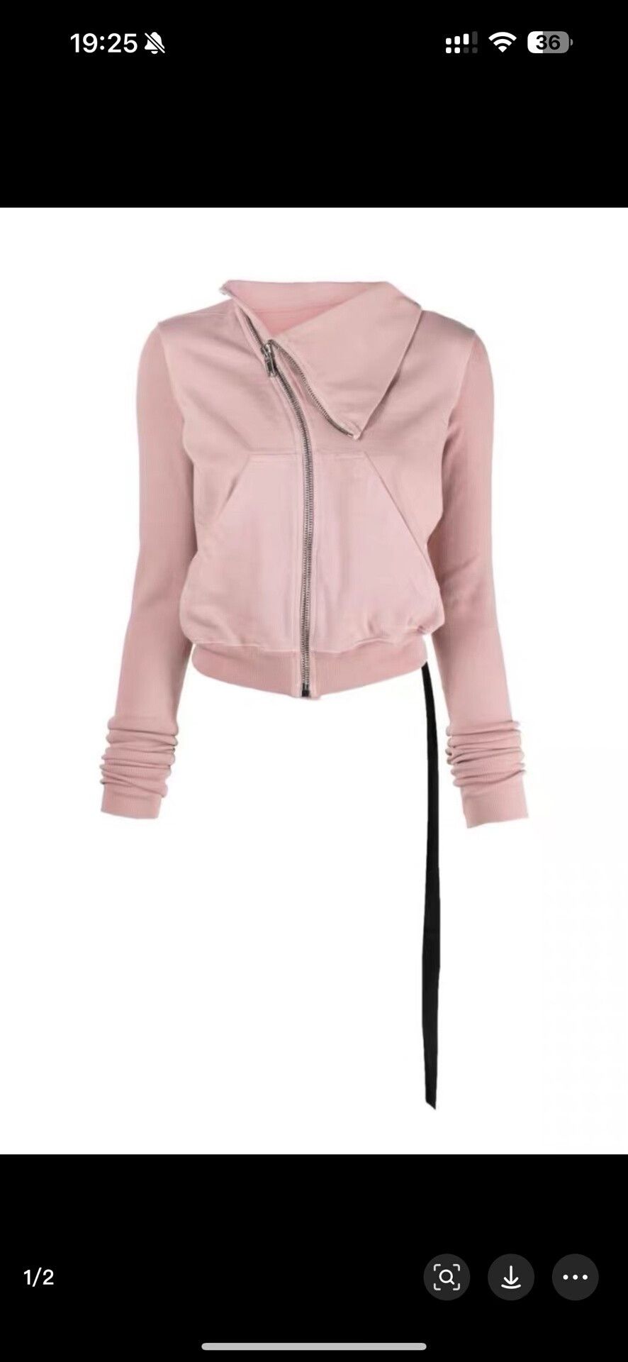 Rick Owens Drkshdw rick owens drkshdw pink cropped hoodie Size XS / US 0-2 / IT 36-38 - 6 Thumbnail