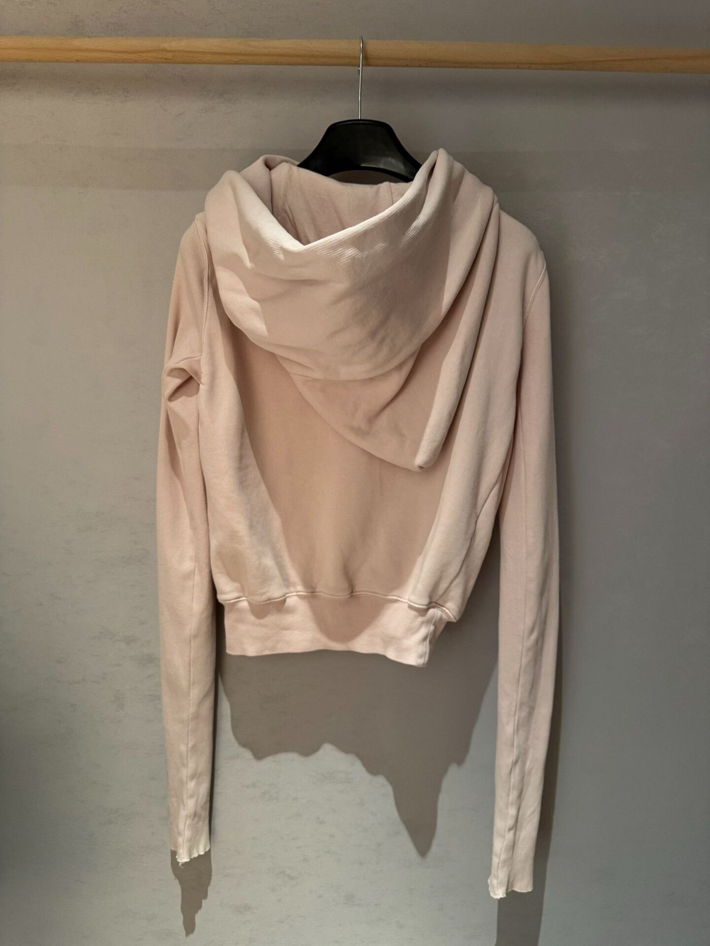 Rick Owens Drkshdw rick owens drkshdw pink cropped hoodie Size XS / US 0-2 / IT 36-38 - 2 Thumbnail