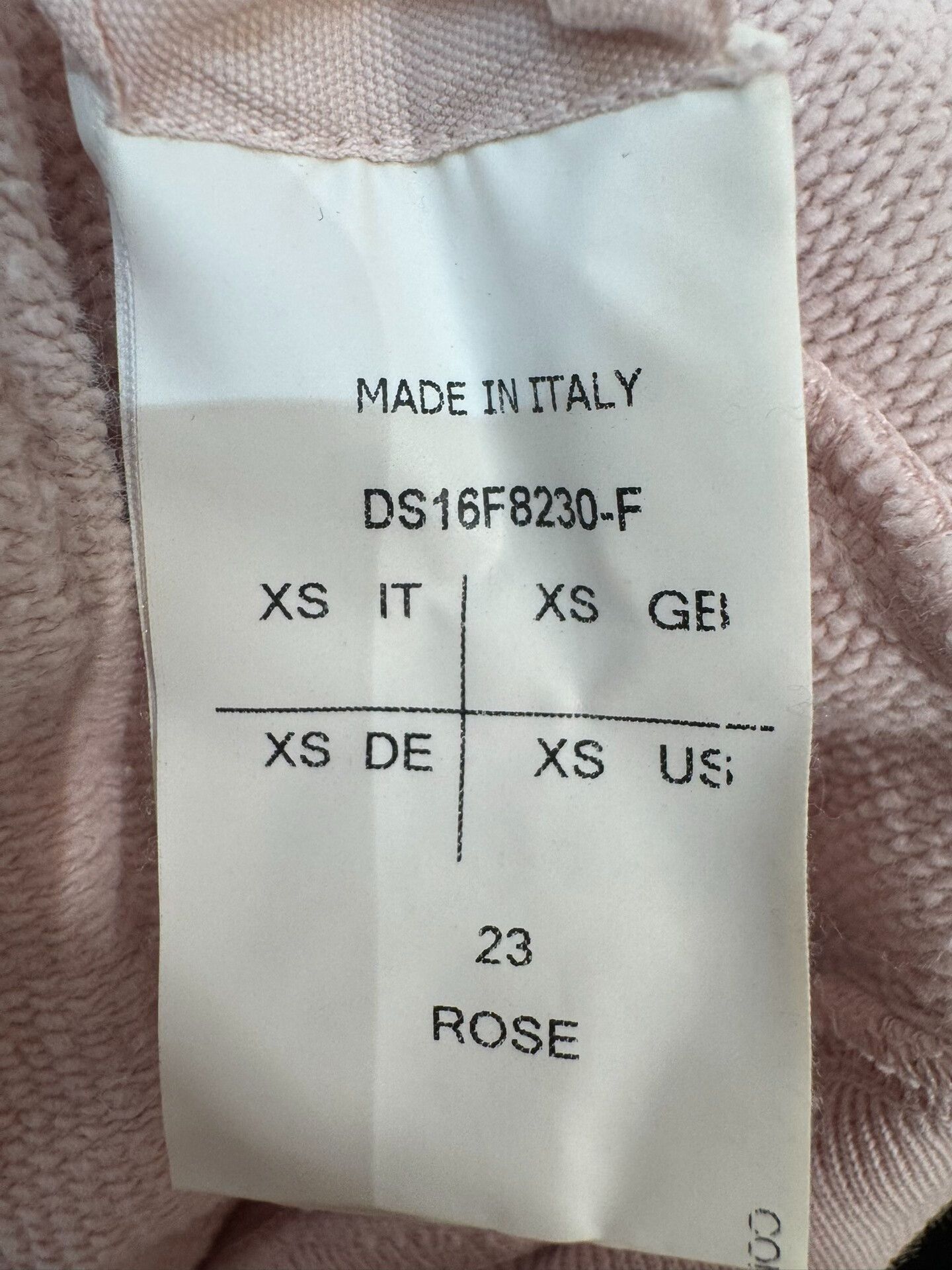 Rick Owens Drkshdw rick owens drkshdw pink cropped hoodie Size XS / US 0-2 / IT 36-38 - 4 Thumbnail