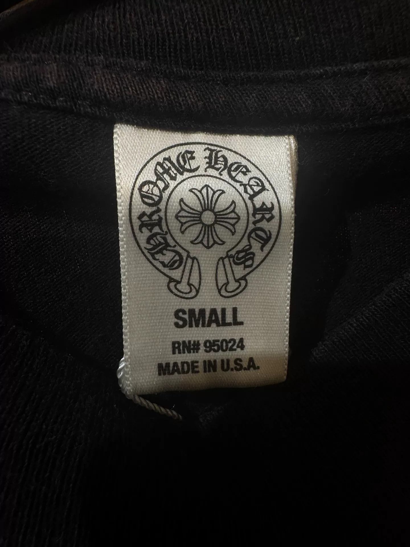Chrome Hearts chrome hearts black short sleeve tee Size US S / EU 44-46 / 1 - 4 Thumbnail