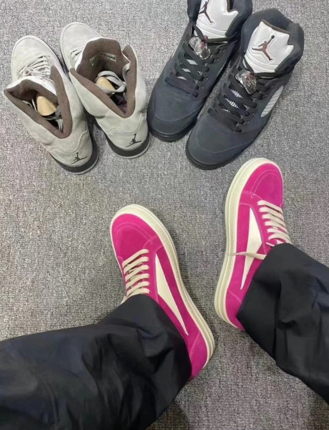 Rick Owens rick owens low-top pink suede sneakers Size US 8 / EU 41 - 6 Thumbnail
