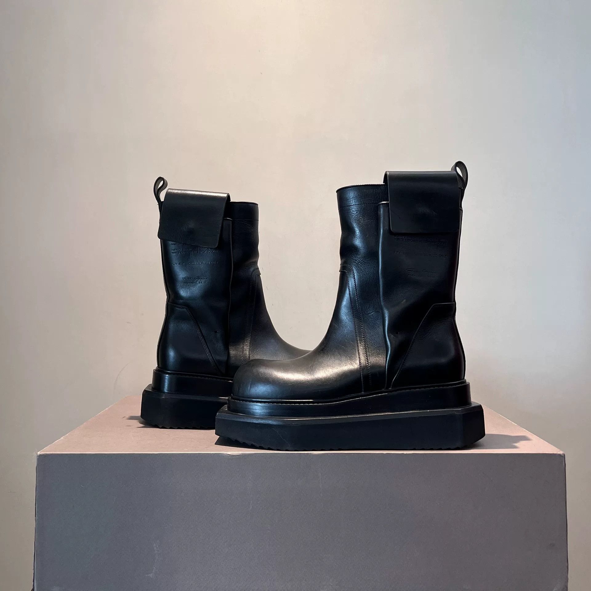 Rick Owens rick owens luxury cargo high-top boots Size US 8 / EU 41 - 2 Thumbnail