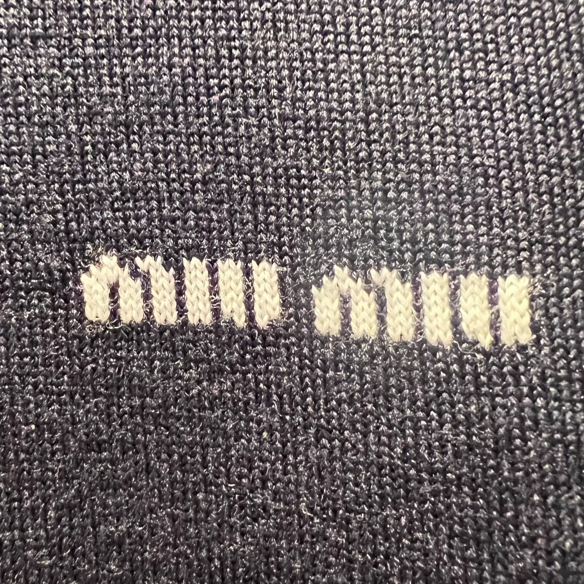 Miu Miu Miumiu Cashmere Polo Sweater in Dark Blue Size XS / US 0-2 / IT 36-38 - 5 Thumbnail