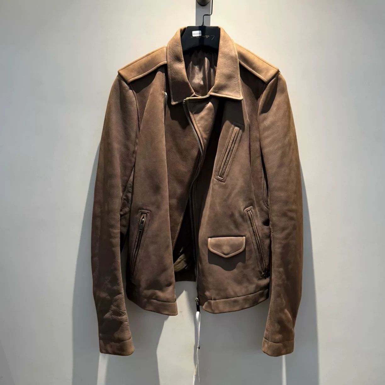Rick Owens rick owens heavy leather biker jacket Size US L / EU 52-54 / 3 - 2 Thumbnail