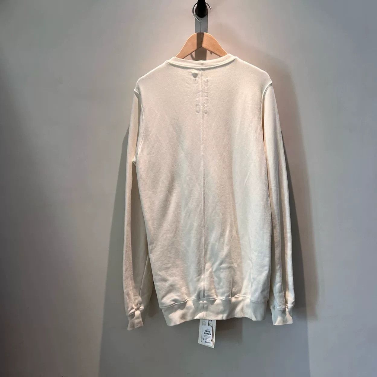 Rick Owens Drkshdw classic neutral cotton pullover sweatshirt Size XS / US 0-2 / IT 36-38 - 2 Thumbnail