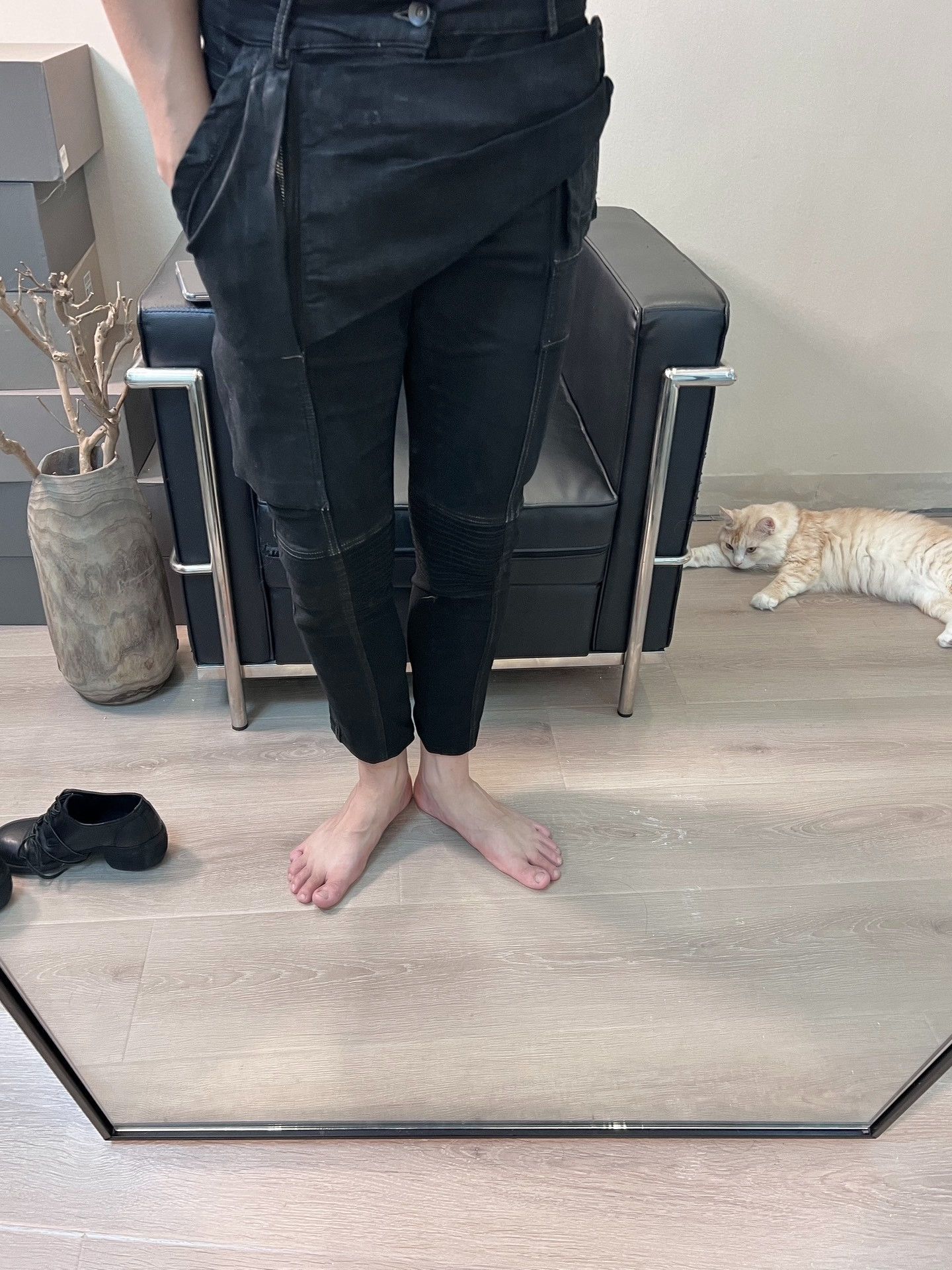 Rick Owens classic rick owens motorcycle pants size 30 Size US 30 / EU 46 - 5 Thumbnail