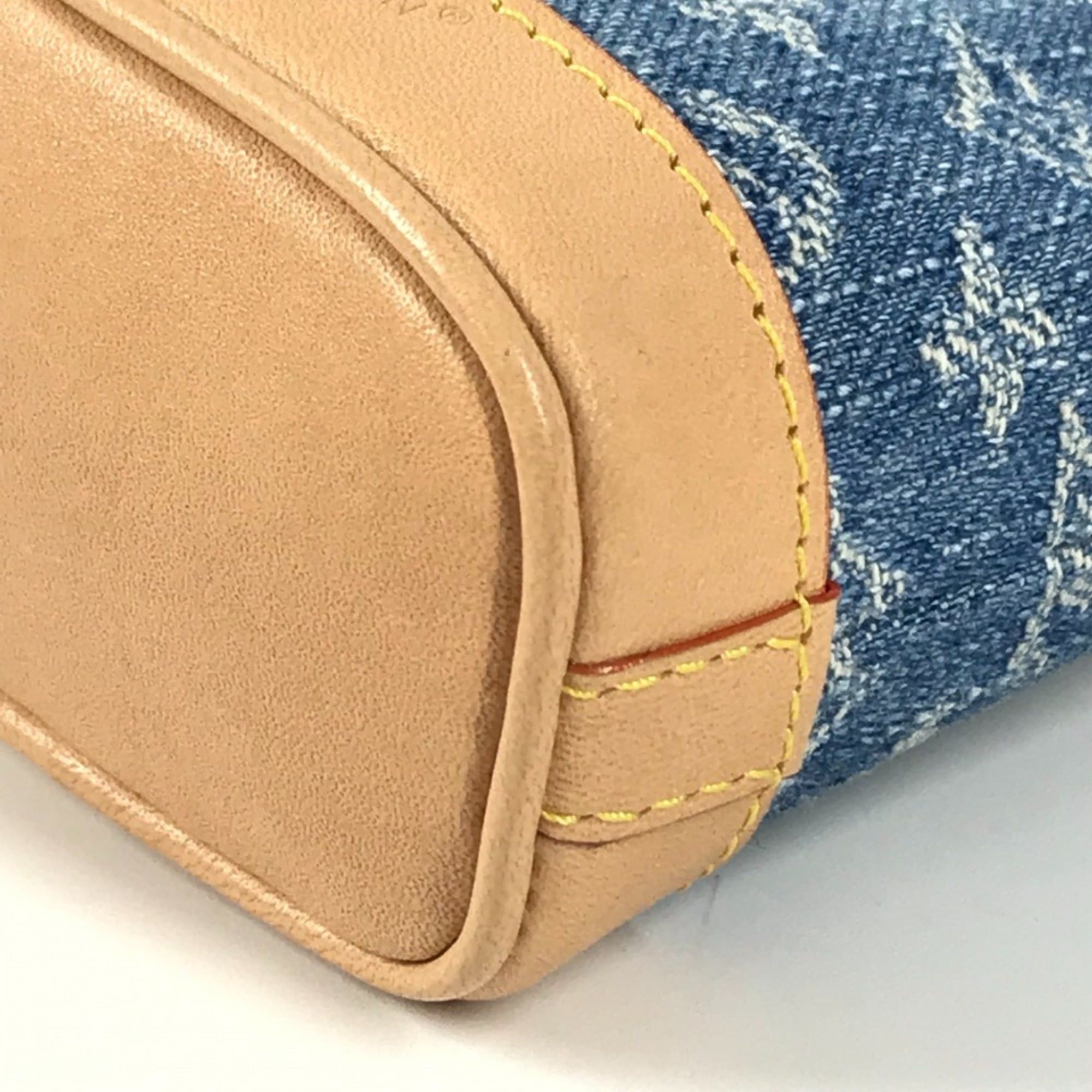 Louis Vuitton LOUIS VUITTON M01700 Monogram Denim Micronoe Bag Charm Bucket Keychain Canvas Unisex Blue Size ONE SIZE - 8 Thumbnail