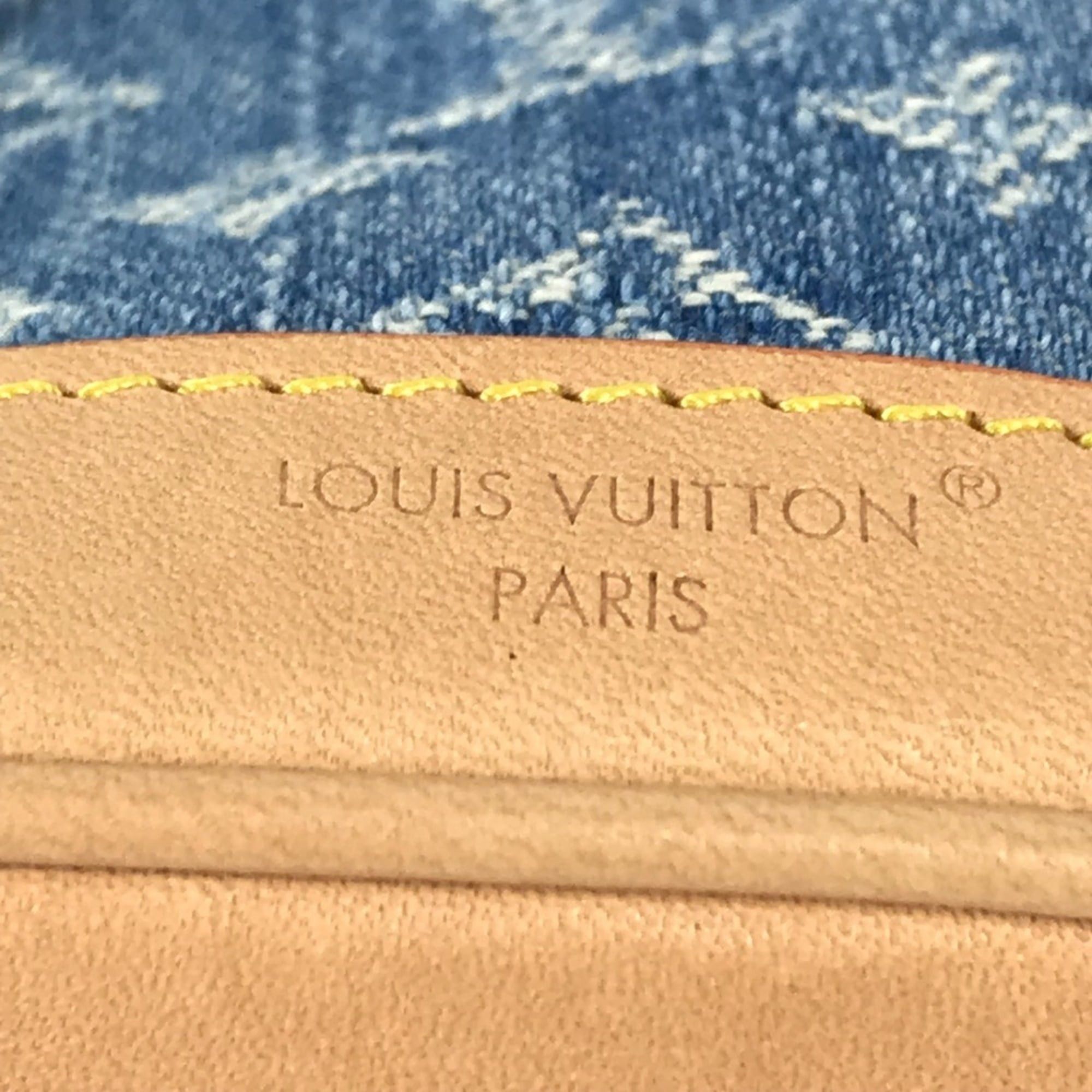 Louis Vuitton LOUIS VUITTON M01700 Monogram Denim Micronoe Bag Charm Bucket Keychain Canvas Unisex Blue Size ONE SIZE - 6 Thumbnail