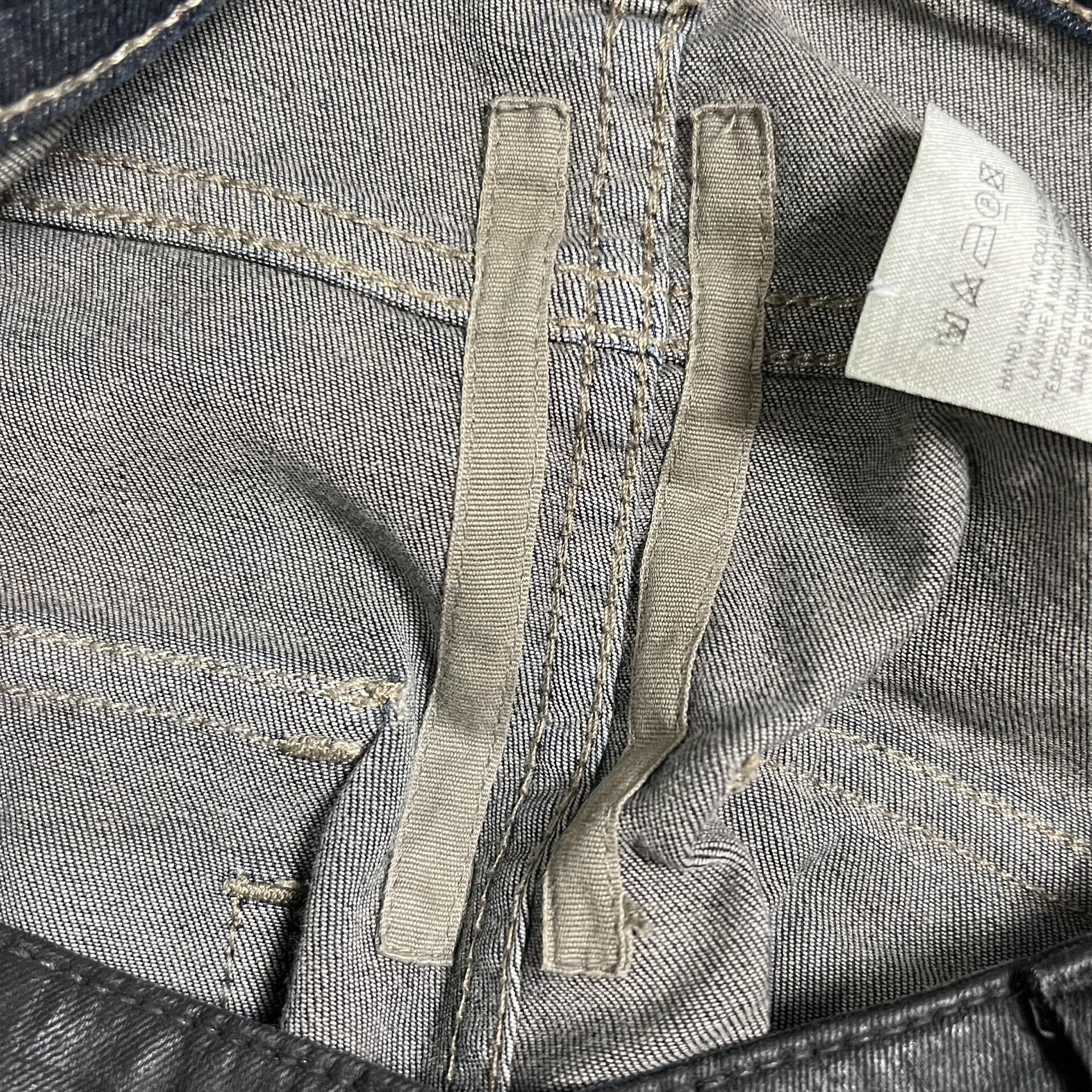 Rick Owens rare rick owens waxed denim pants size 29 Size US 29 - 5 Thumbnail