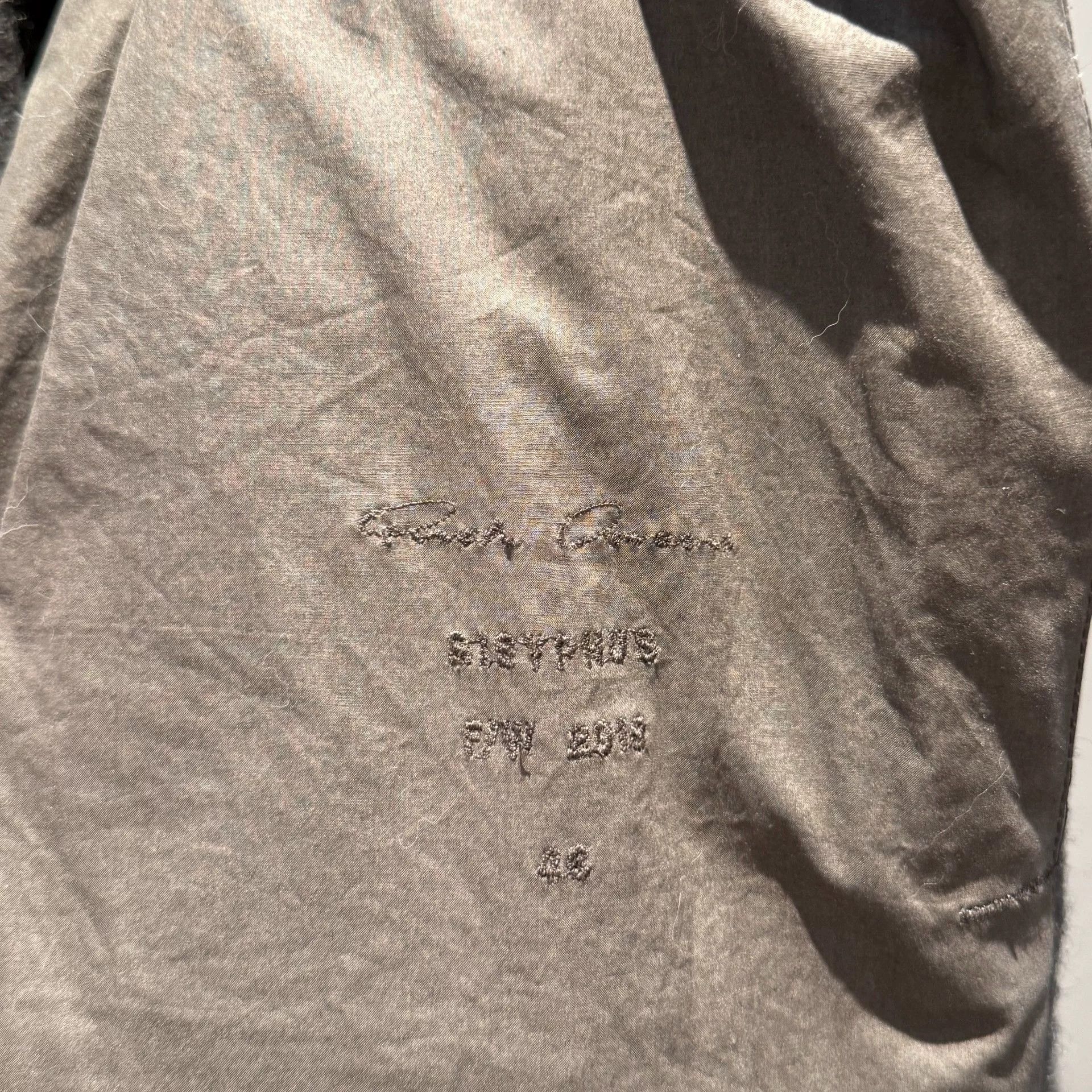 Rick Owens rick owens cashmere bomber coat in gray Size US XL / EU 56 / 4 - 5 Thumbnail