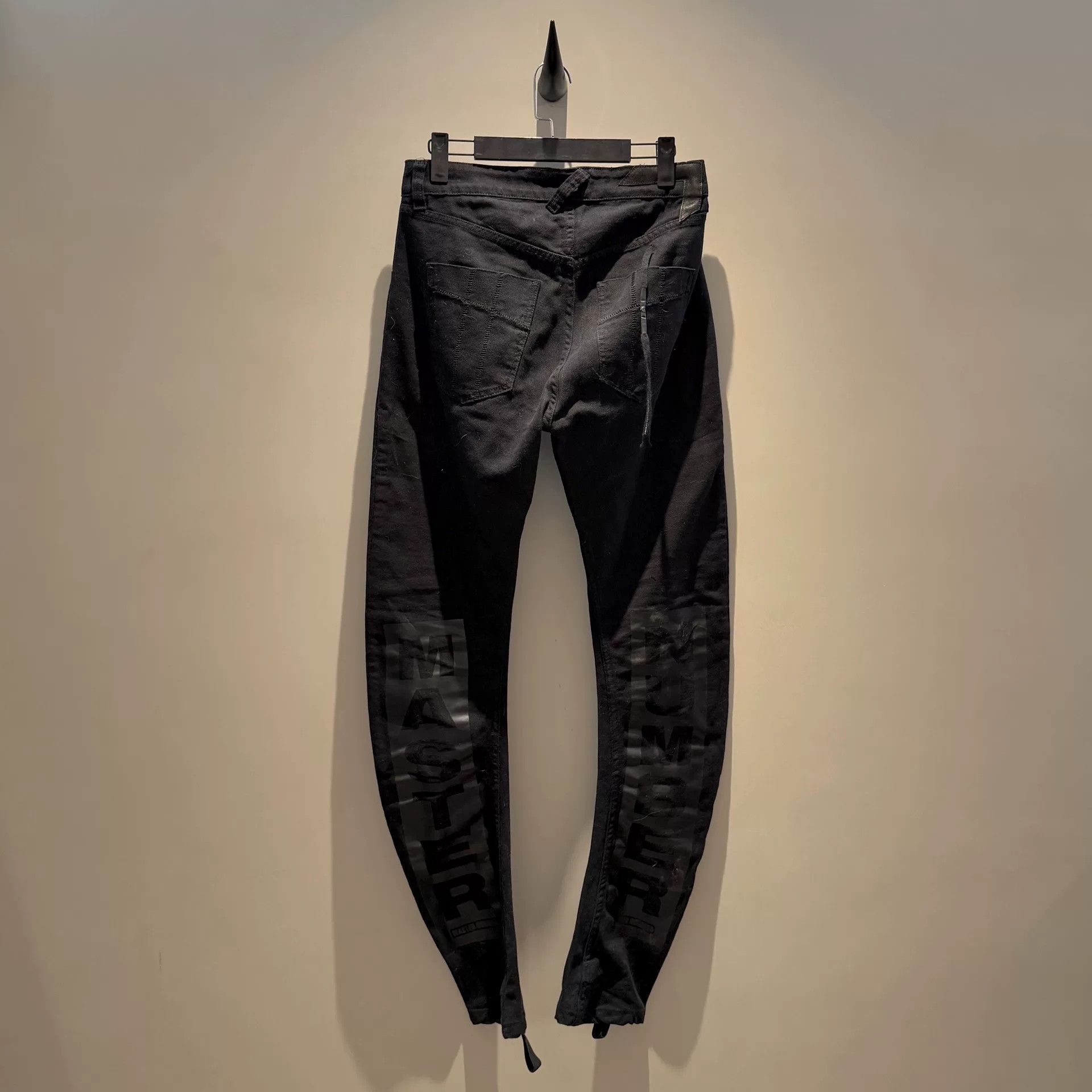Boris Bidjan Saberi boris bidjan saber unique black trousers Size US 31 - 3 Thumbnail