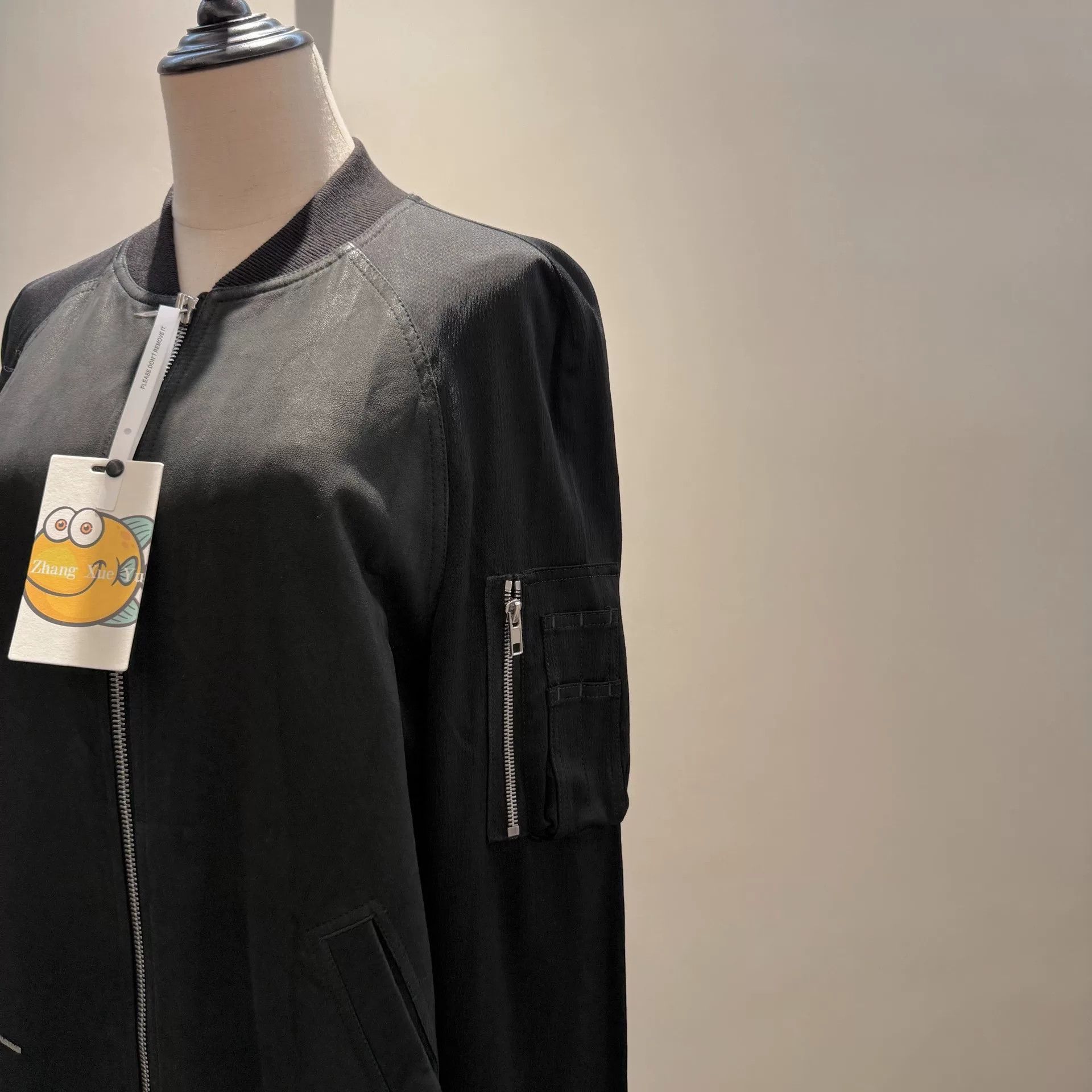 Rick Owens rick owens unique leather bomber jacket Size US L / EU 52-54 / 3 - 2 Thumbnail