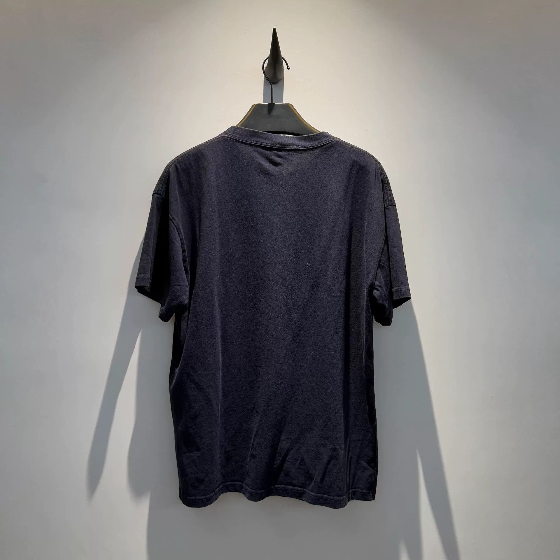 Balenciaga balenciaga navy embroidered short sleeve tee Size US S / EU 44-46 / 1 - 4 Thumbnail