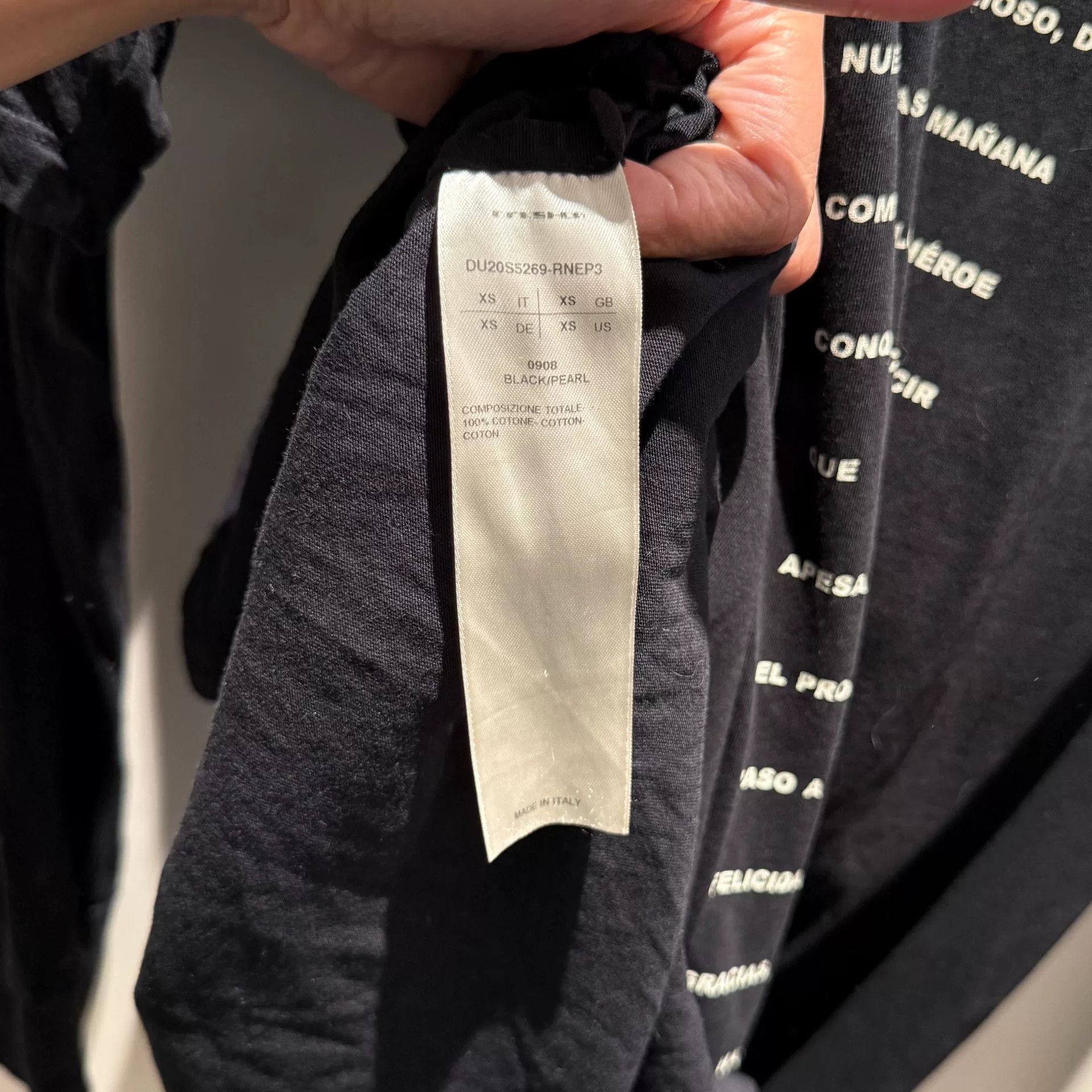 Rick Owens Drkshdw rare slogan long sleeve top by Rick Owens Size US XS / EU 42 / 0 - 5 Thumbnail