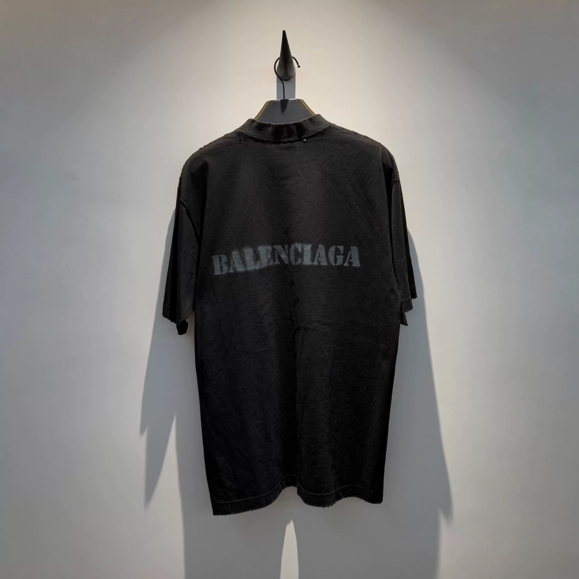 Balenciaga black balenciaga short sleeve t-shirt Size US XXS / EU 40 - 5 Thumbnail