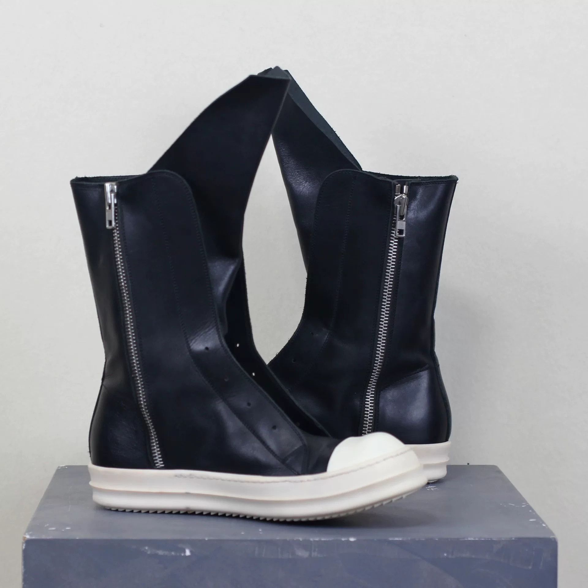Rick Owens rick owens high-top military boots size 41 Size US 8 / EU 41 - 4 Thumbnail
