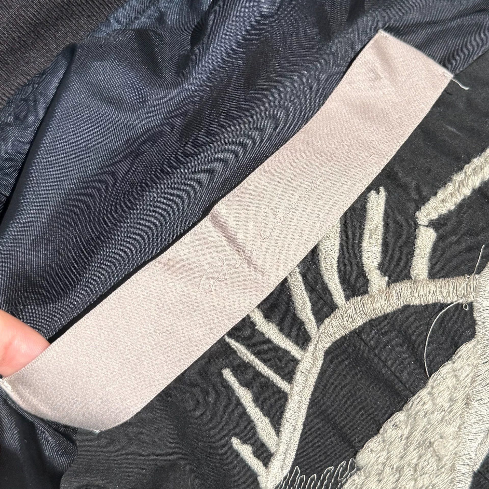 Rick Owens rick owens embroidered ma-1 jacket unique design Size US M / EU 48-50 / 2 - 4 Thumbnail