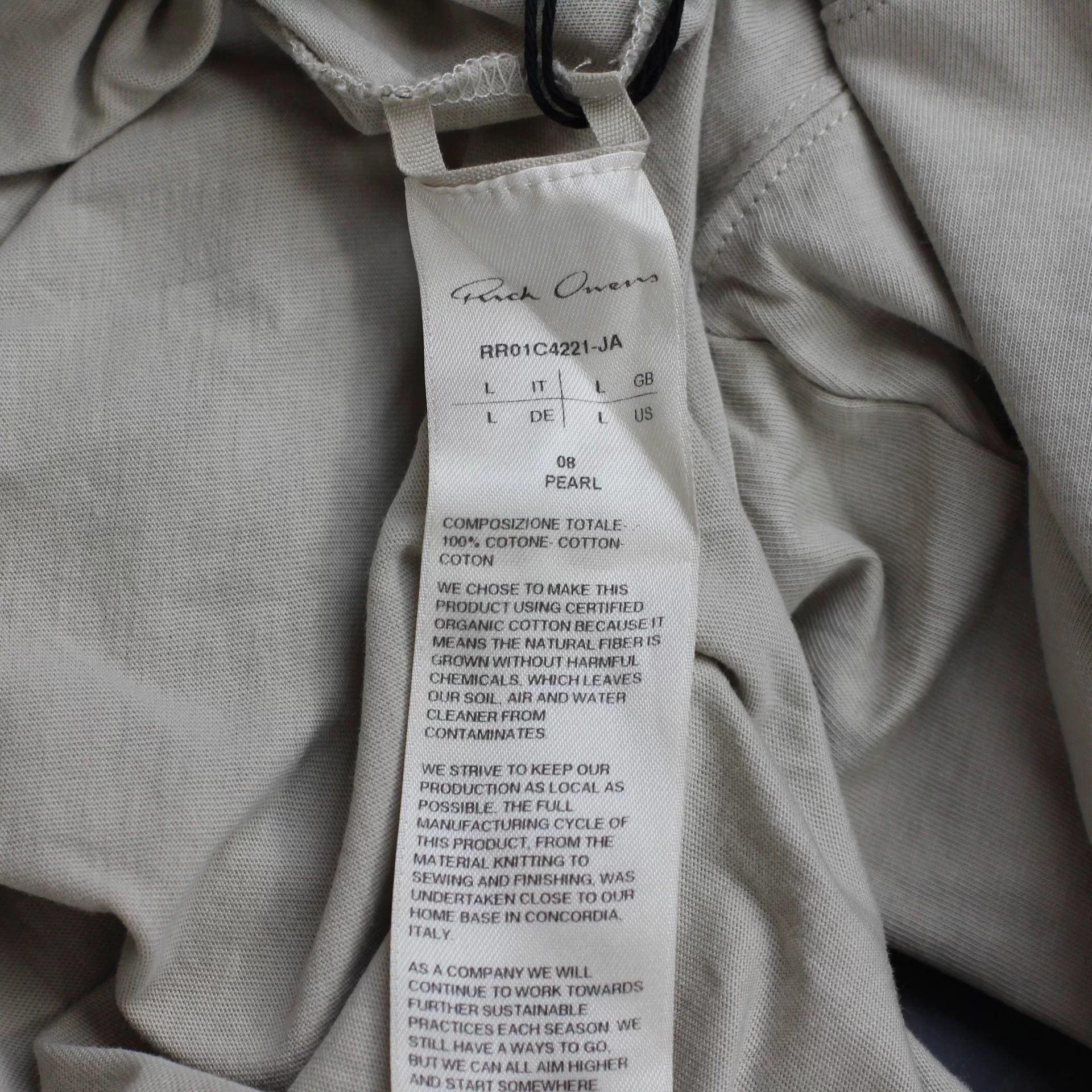 Rick Owens rick owens short sleeve oversized top Size US XS / EU 42 / 0 - 6 Thumbnail