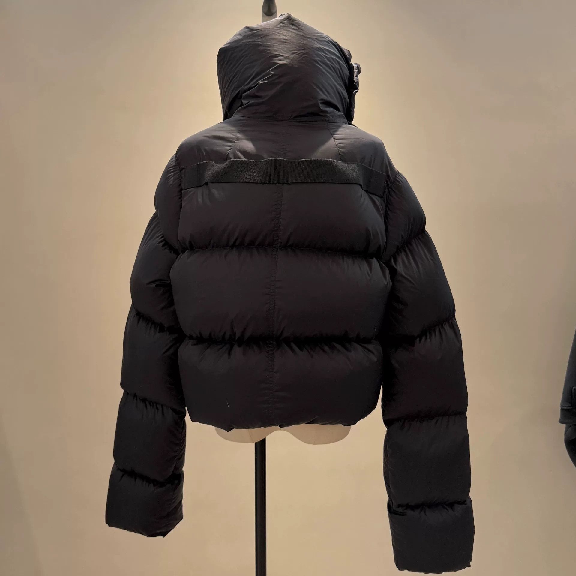 Rick Owens rick owens black puffer jacket with collar Size US M / EU 48-50 / 2 - 3 Thumbnail