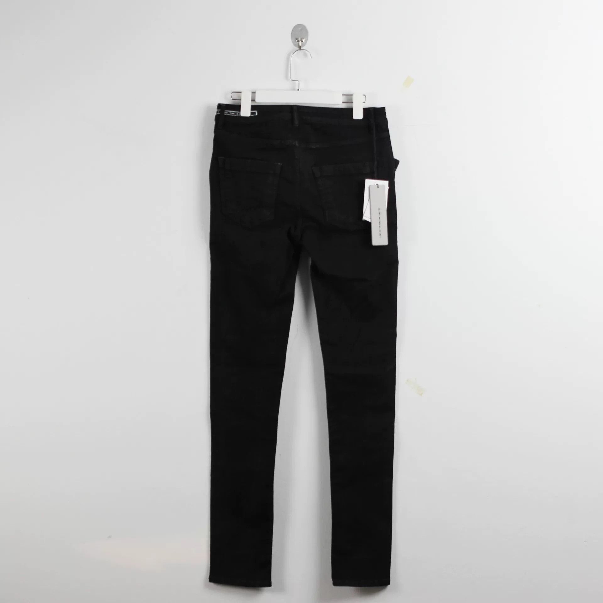 Rick Owens rick owens black denim long pants Size US 32 / EU 48 - 2 Thumbnail