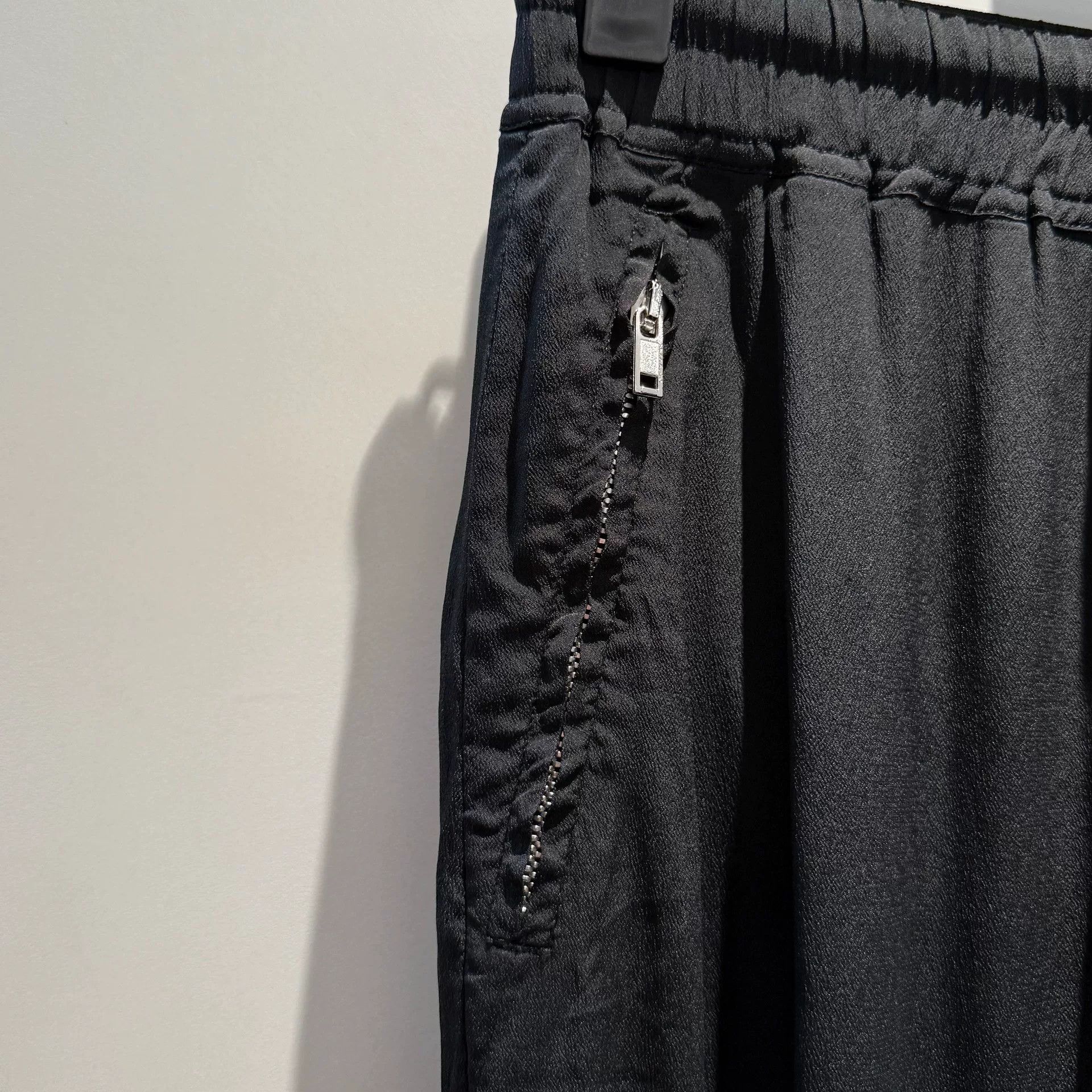 Rick Owens rick owens silk long pants with zippers Size US 38 / EU 54 - 2 Thumbnail