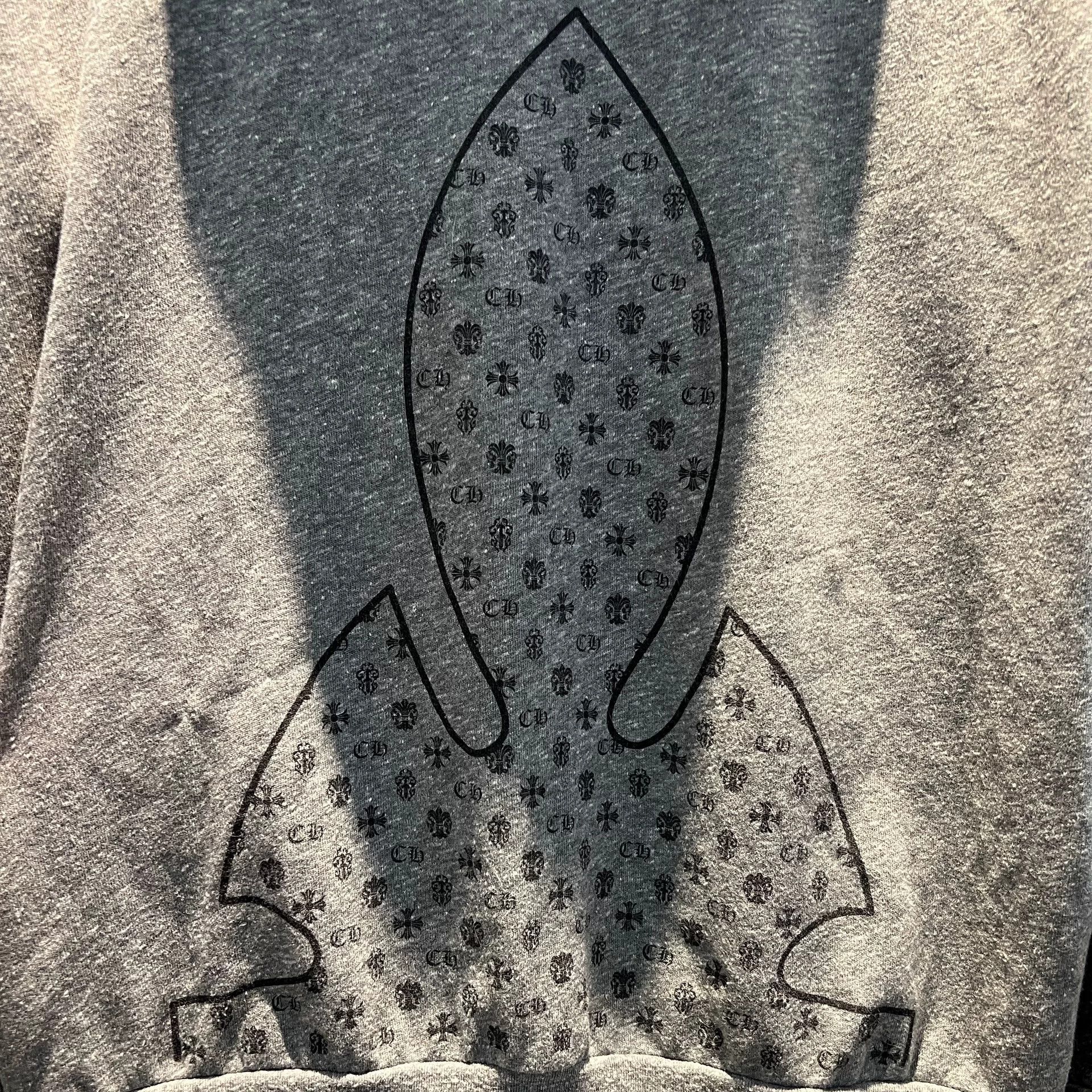Chrome Hearts chrome hearts gray zip-up hoodie Size US L / EU 52-54 / 3 - 3 Thumbnail
