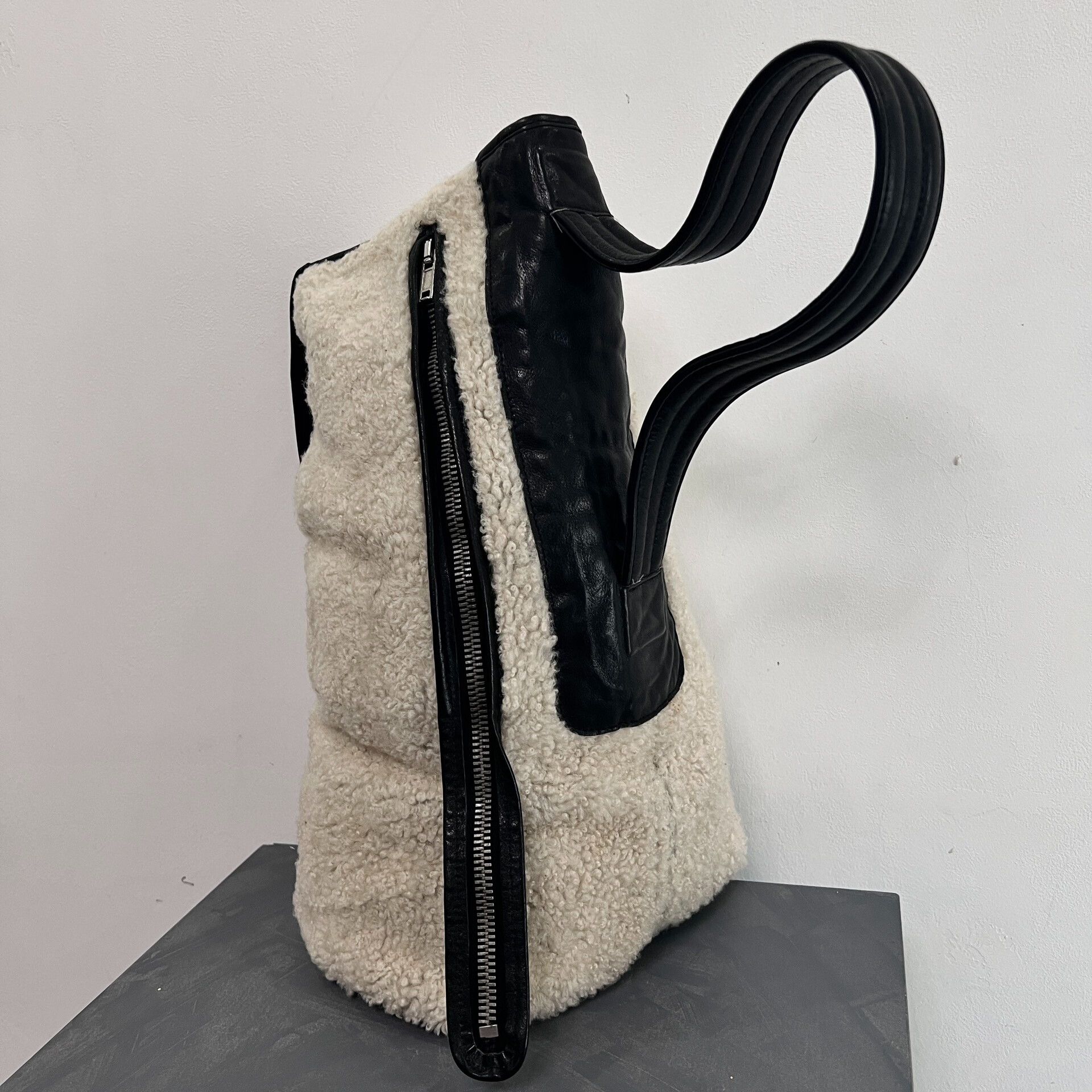 Rick Owens rick owens rare shearling leather bag Size ONE SIZE - 3 Thumbnail