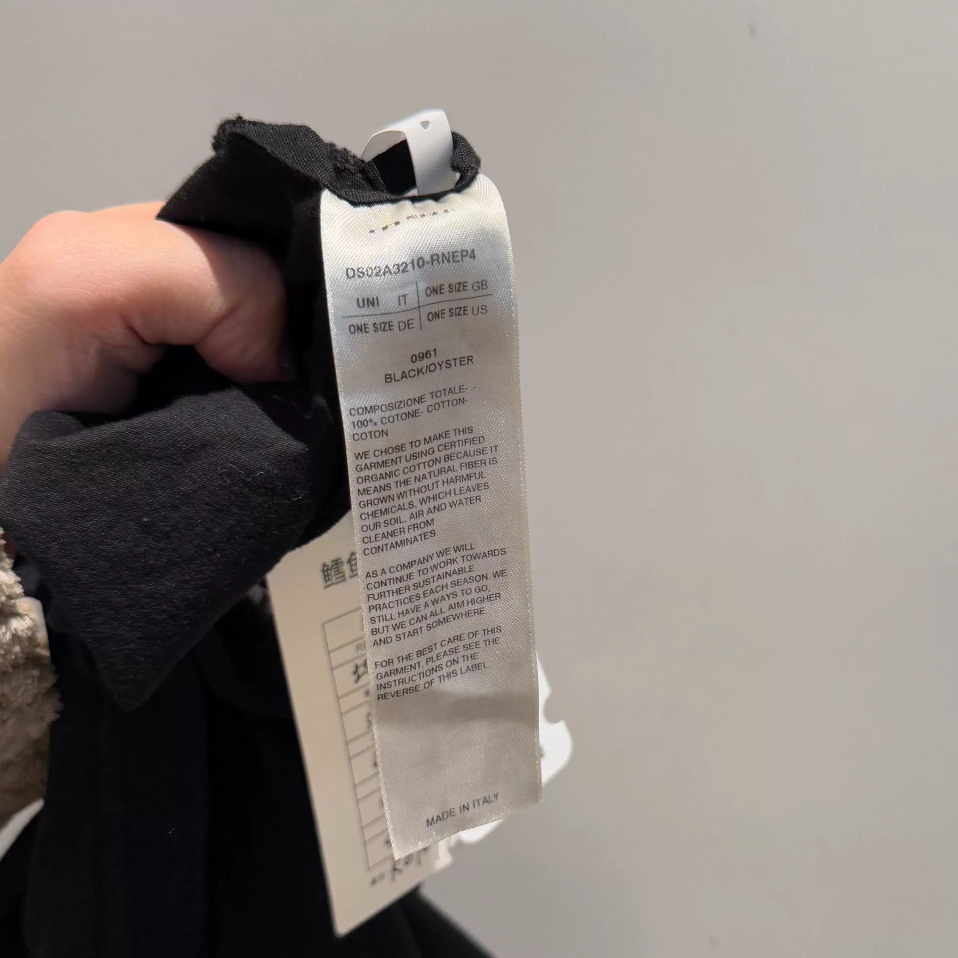 Rick Owens black long sleeve graphic top for women Size ONE SIZE - 7 Thumbnail