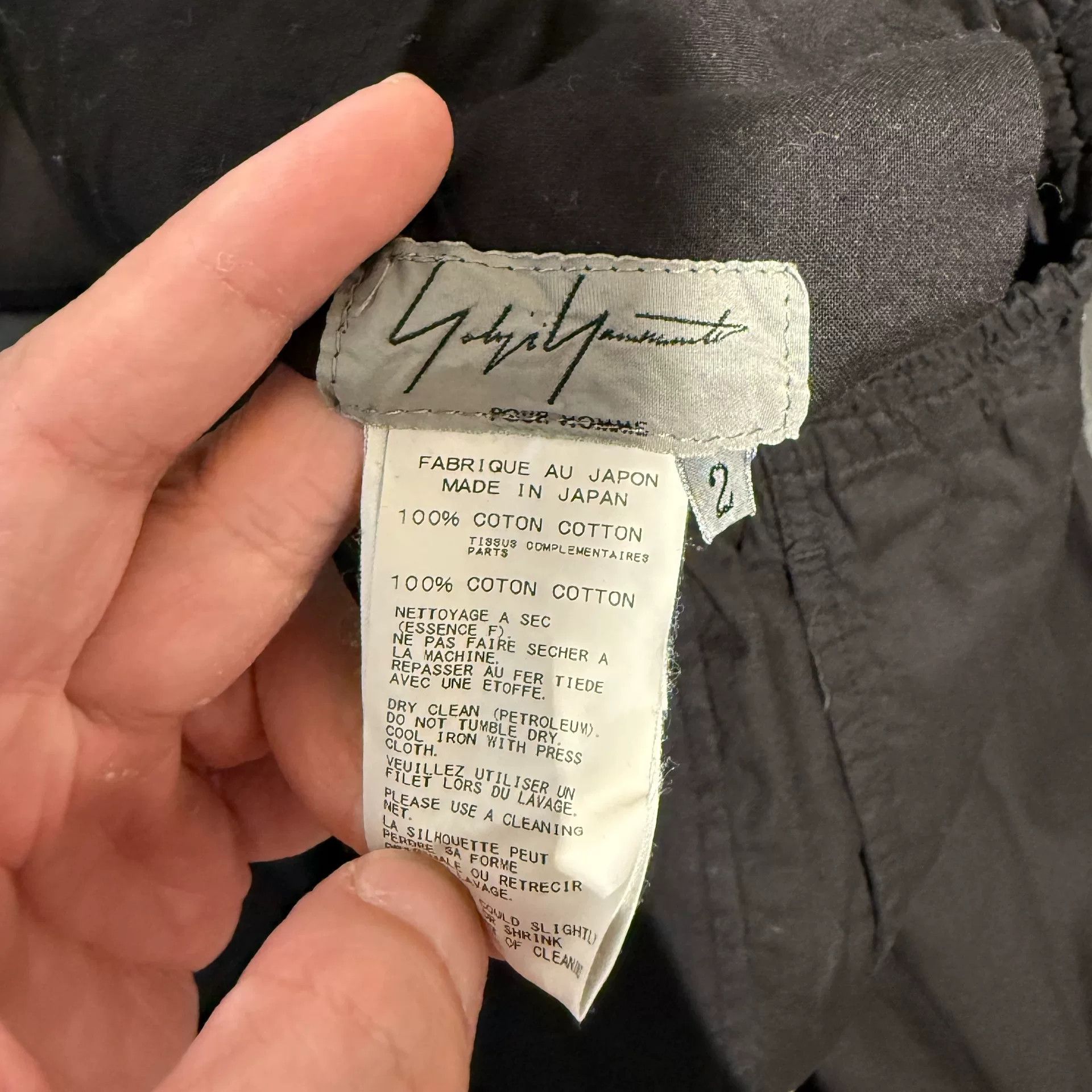 Yohji Yamamoto yohji yamamoto classic wool cross-crotch pants Size US 39 - 5 Thumbnail