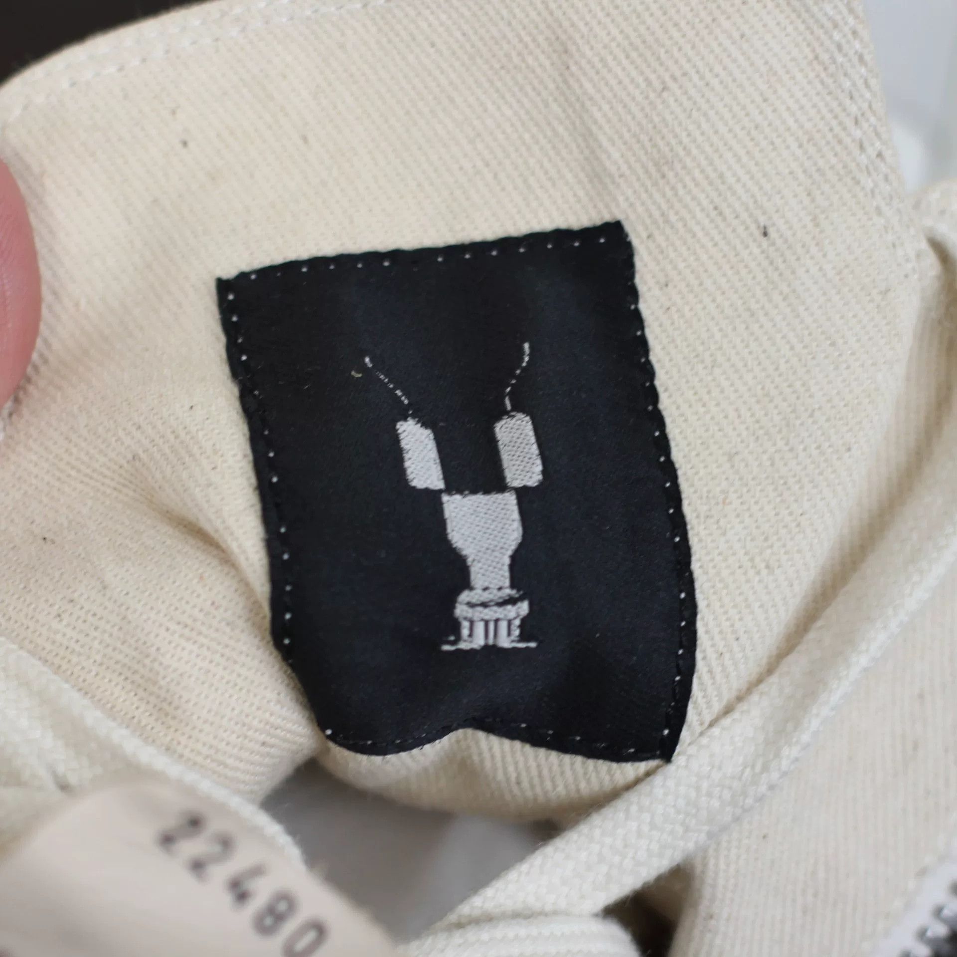 Rick Owens Drkshdw rick owens drkshdw silk nylon high-top sneakers Size US 5 / IT 35 - 8 Thumbnail