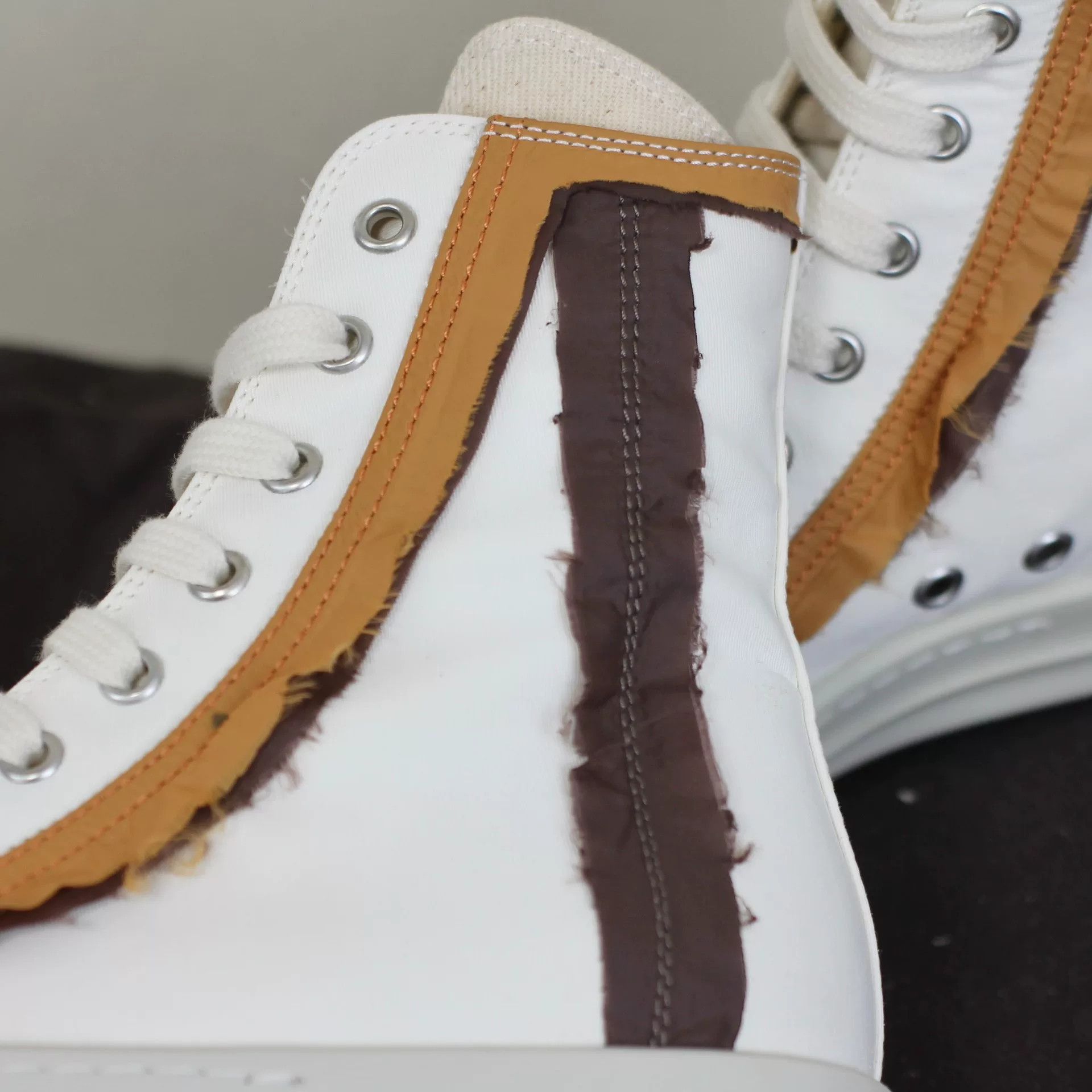 Rick Owens Drkshdw rick owens drkshdw silk nylon high-top sneakers Size US 5 / IT 35 - 3 Thumbnail