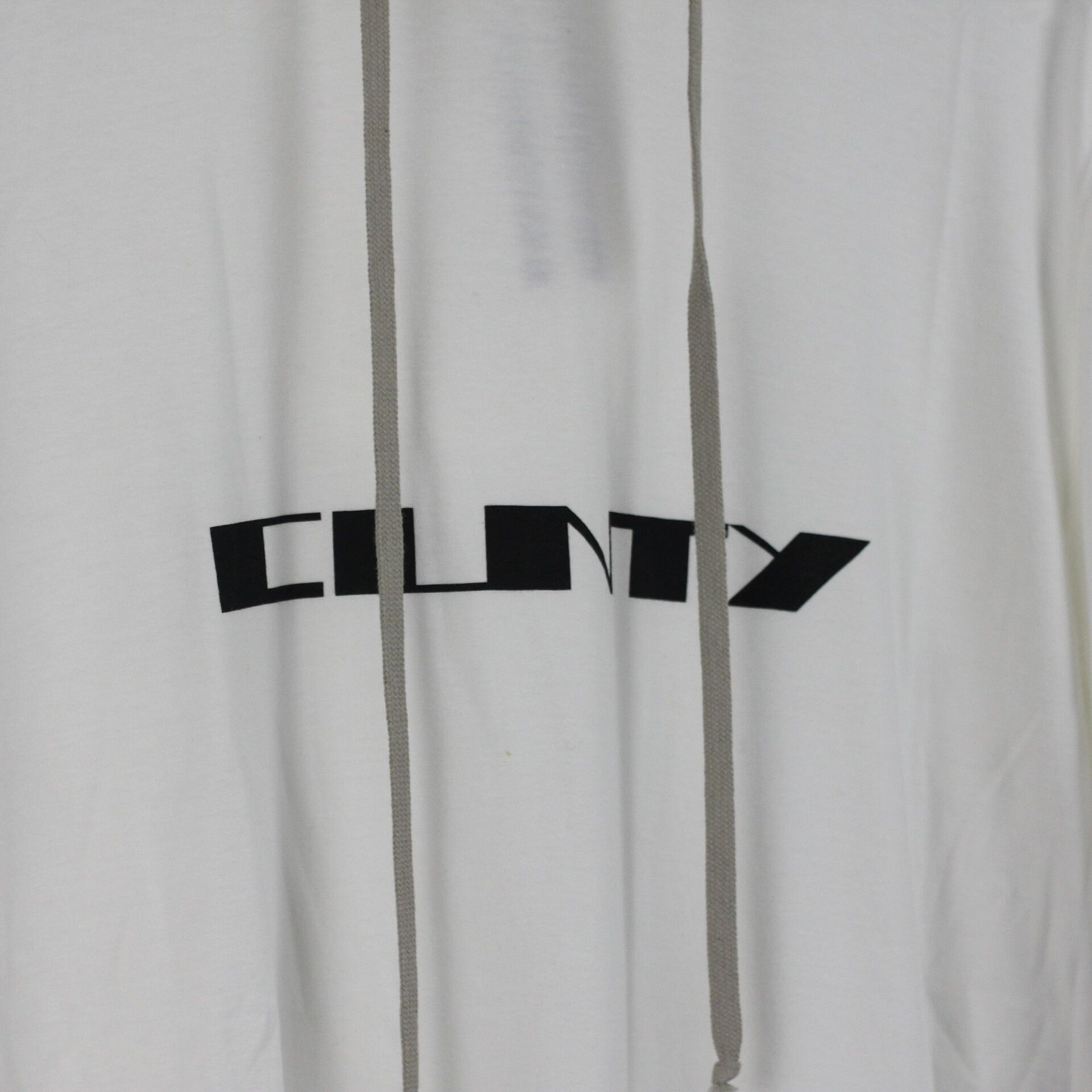Rick Owens rick owens white graphic hoodie for men Size US L / EU 52-54 / 3 - 3 Thumbnail