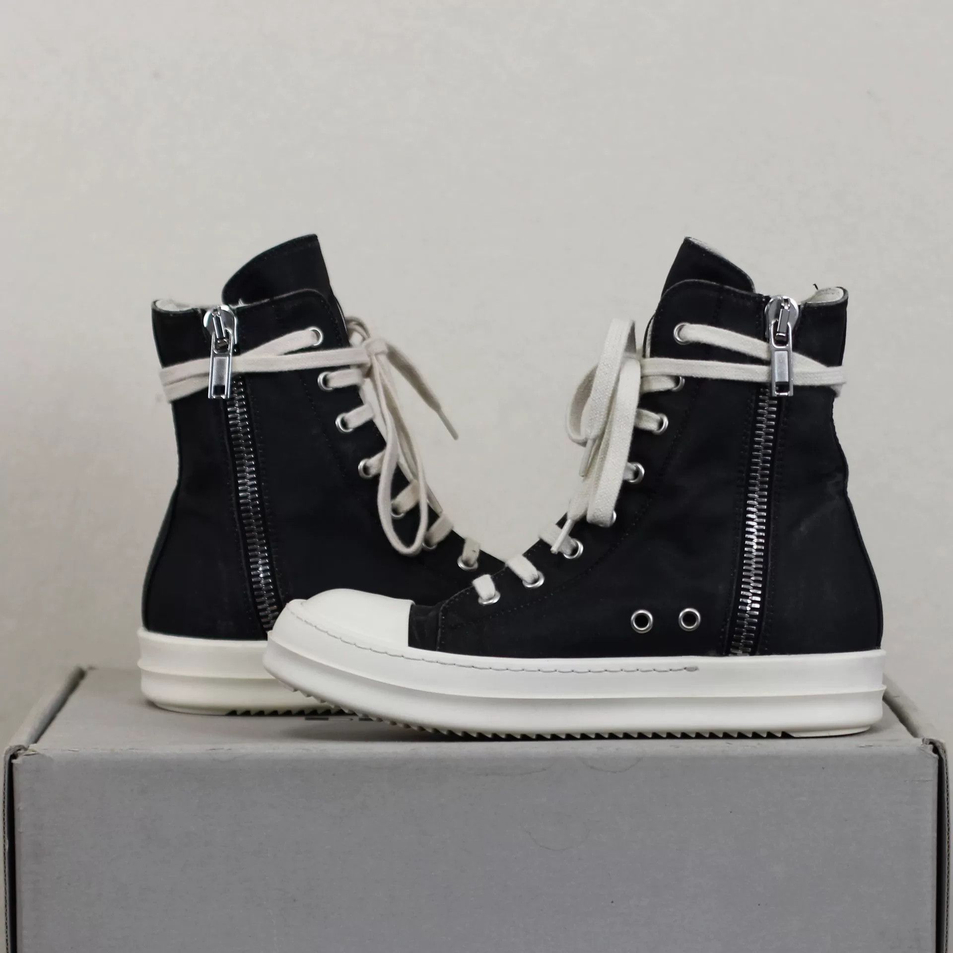 Rick Owens Drkshdw rick owens drkshdw high top sneakers Size US 5 / IT 35 - 5 Thumbnail