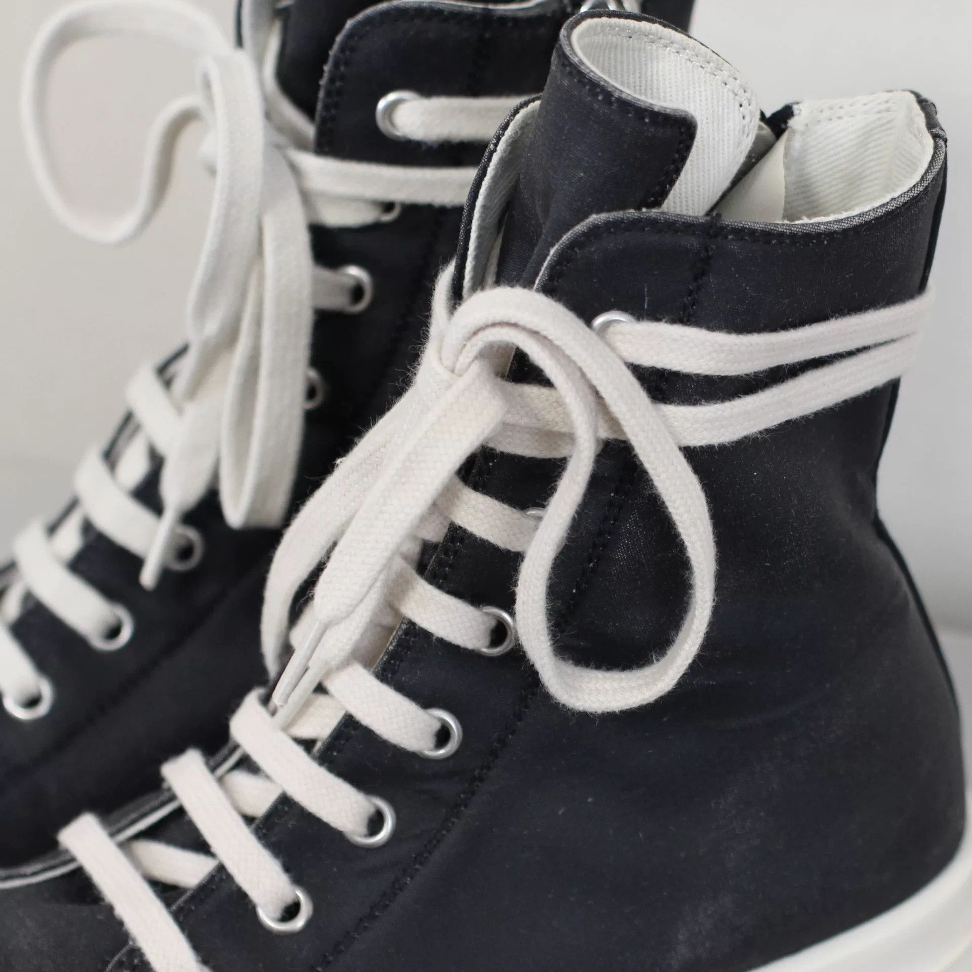 Rick Owens Drkshdw rick owens drkshdw high top sneakers Size US 5 / IT 35 - 3 Thumbnail