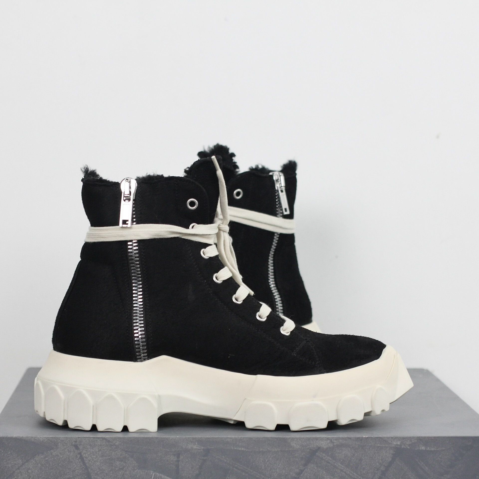 Rick Owens rick owens military style boots in black Size US 7.5 / EU 40-41 - 3 Thumbnail