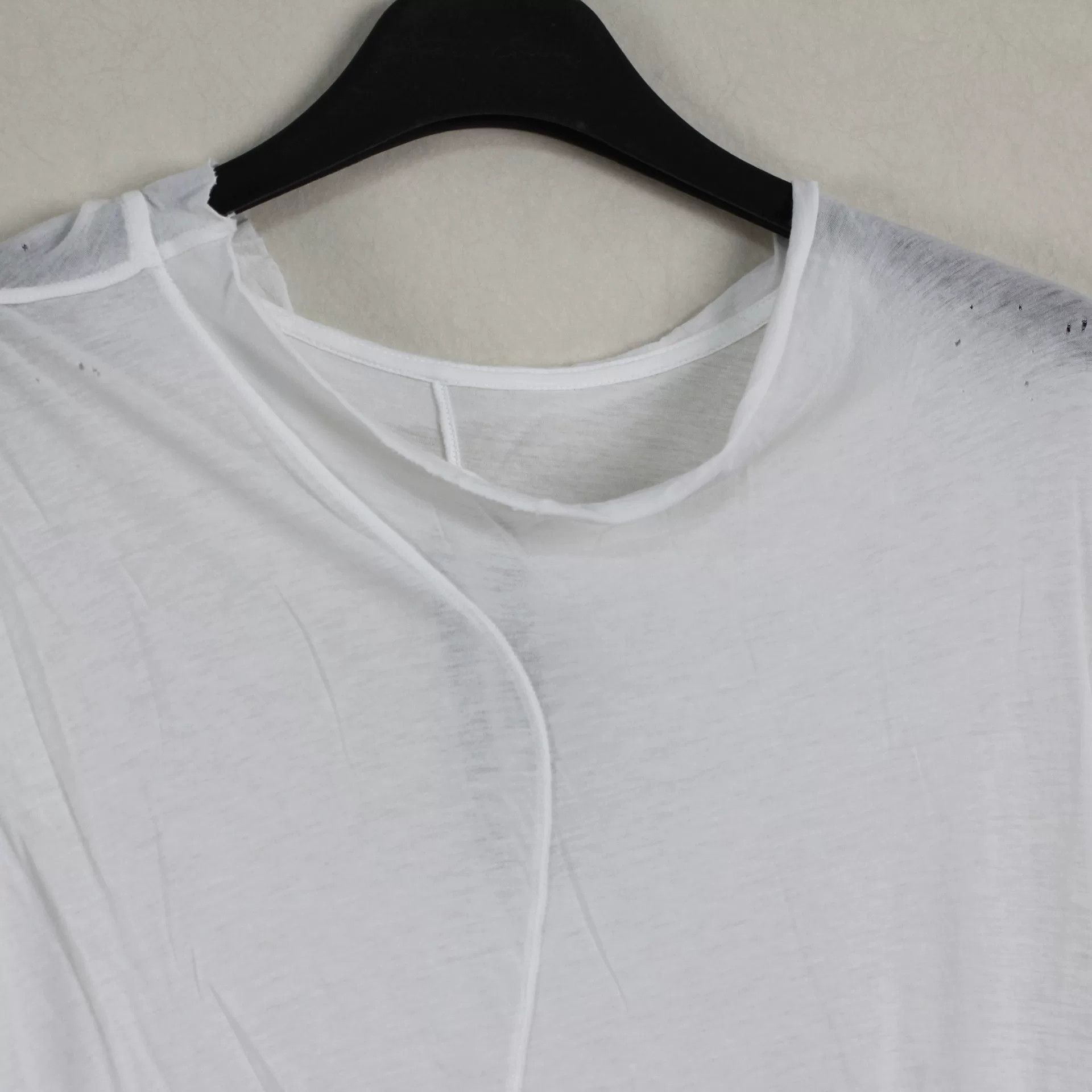 Rick Owens rick owens white oversized short sleeve shirt Size US S / EU 44-46 / 1 - 2 Thumbnail