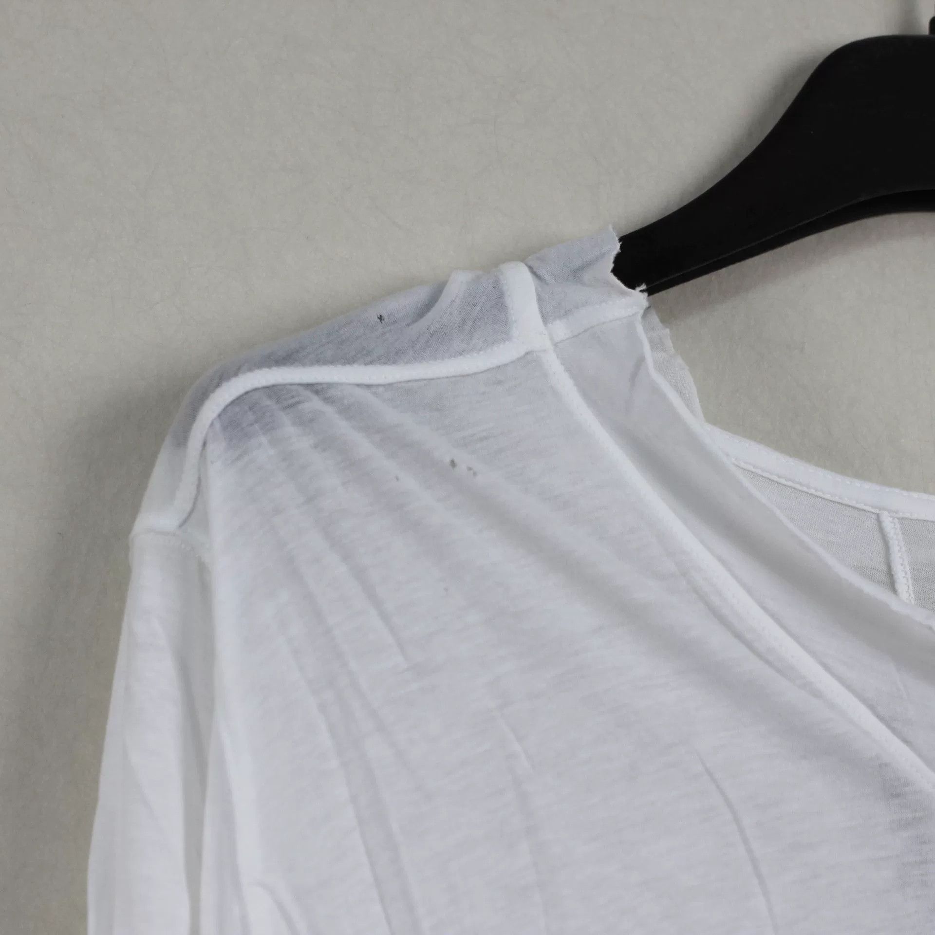 Rick Owens rick owens white oversized short sleeve shirt Size US S / EU 44-46 / 1 - 4 Thumbnail