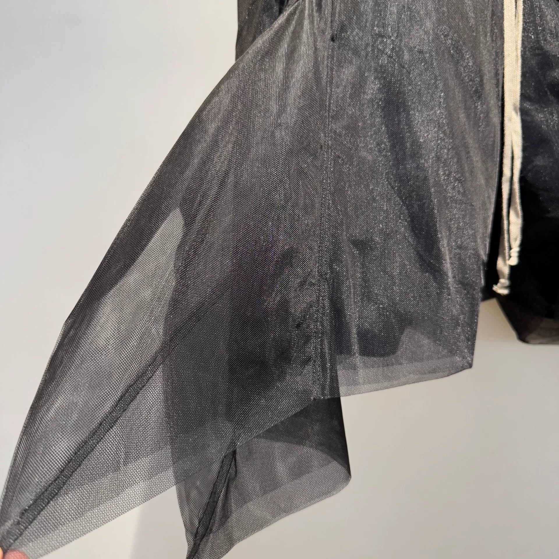 Rick Owens rick owens drawstring tulle skirt Size 42" / US 20 - 3 Thumbnail