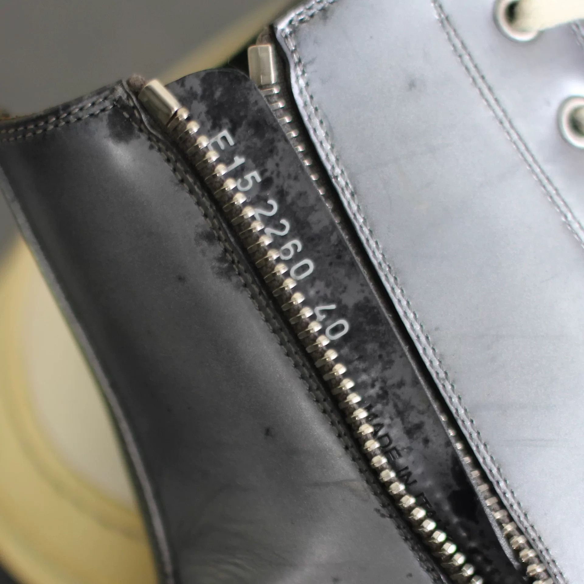 Rick Owens rare rick owens high-top silver sneakers Size US 7.5 / EU 40-41 - 7 Thumbnail