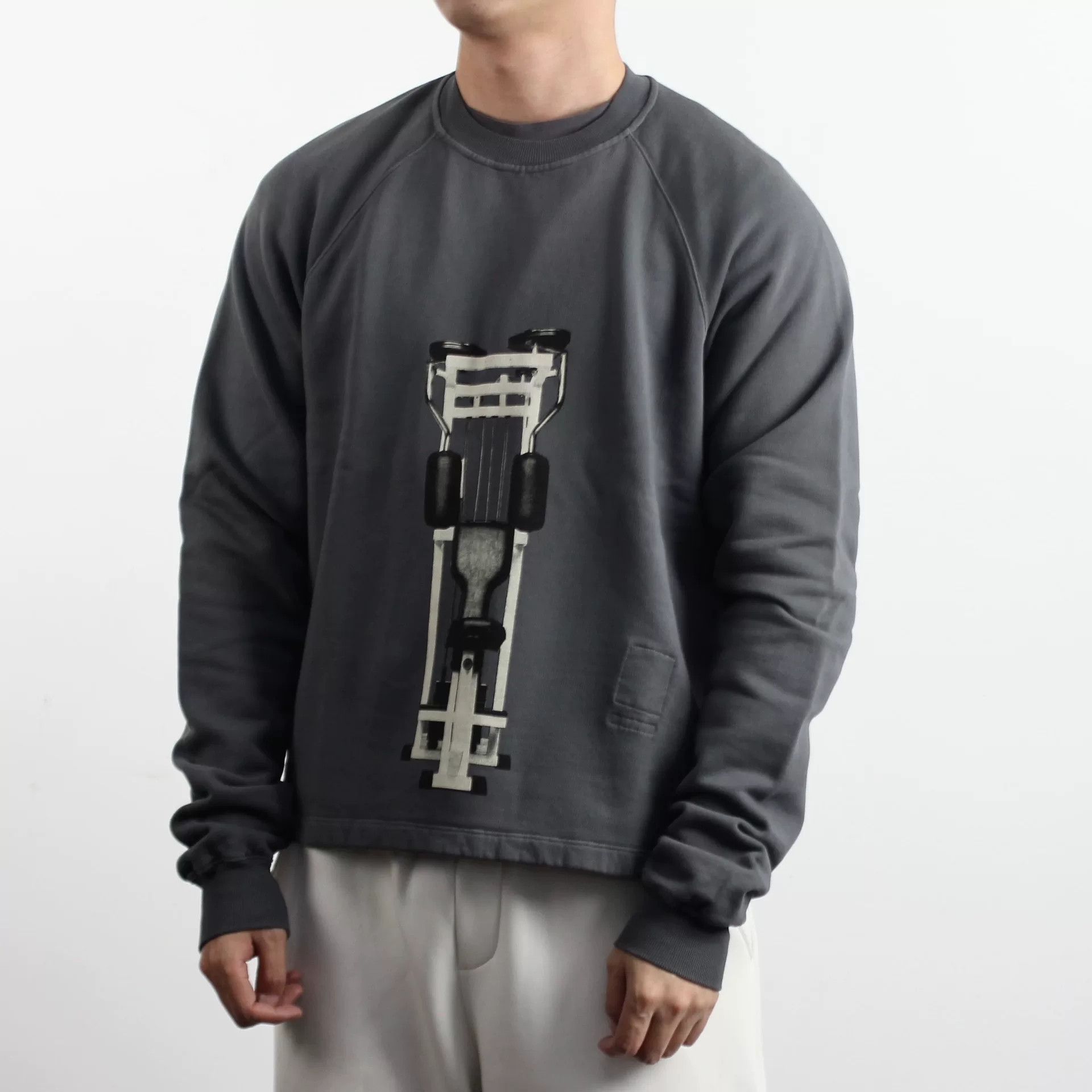 Rick Owens rick owens butterfly print sweatshirt in gray Size US M / EU 48-50 / 2 - 8 Thumbnail