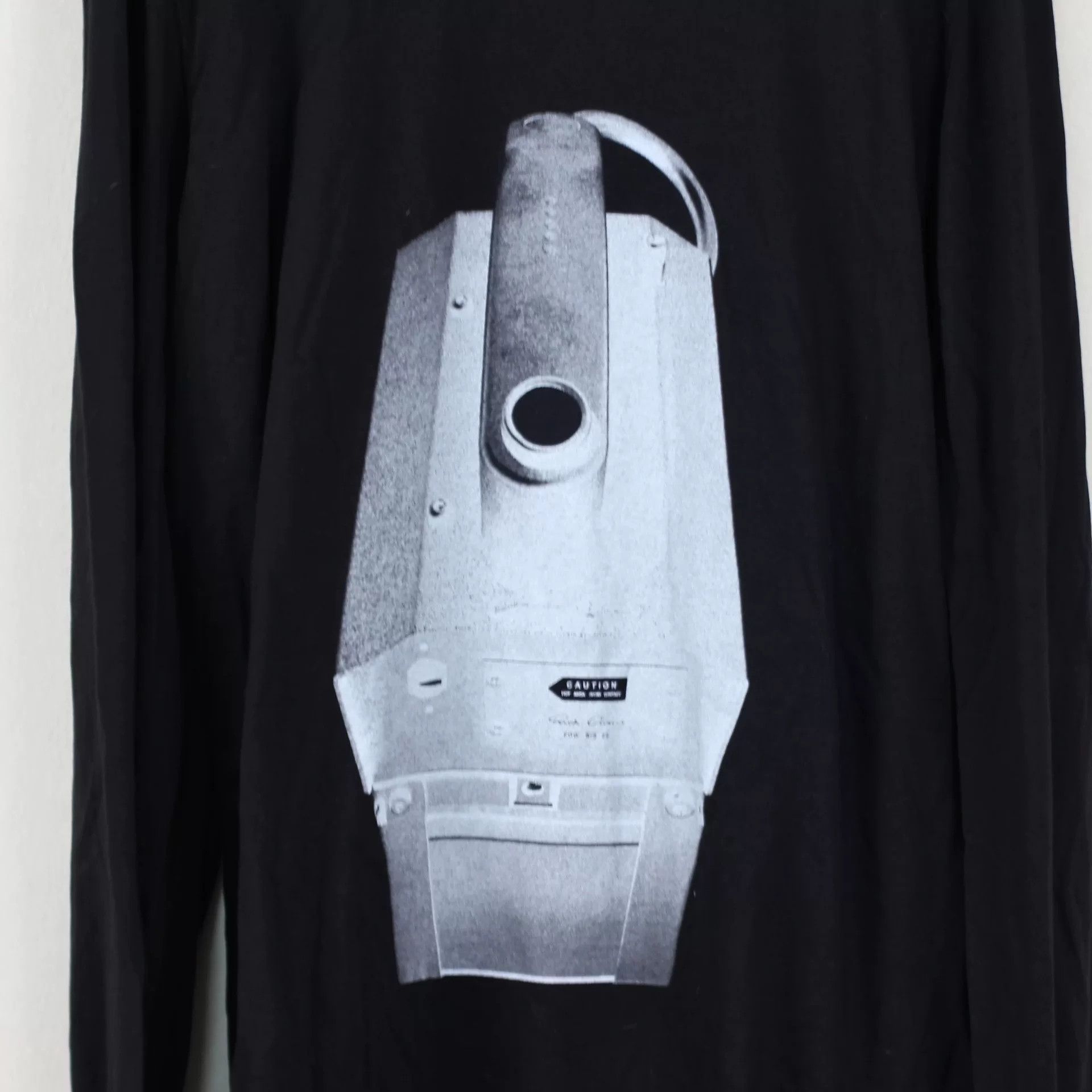 Rick Owens Drkshdw rick owens drkshdw long sleeve cotton top Size S / US 4 / IT 40 - 2 Thumbnail