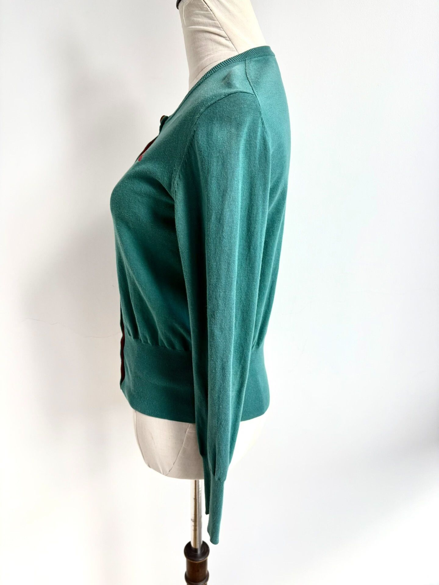 Vivienne Westwood vivienne westwood blue-green knitted cardigan Size S / US 4 / IT 40 - 4 Thumbnail