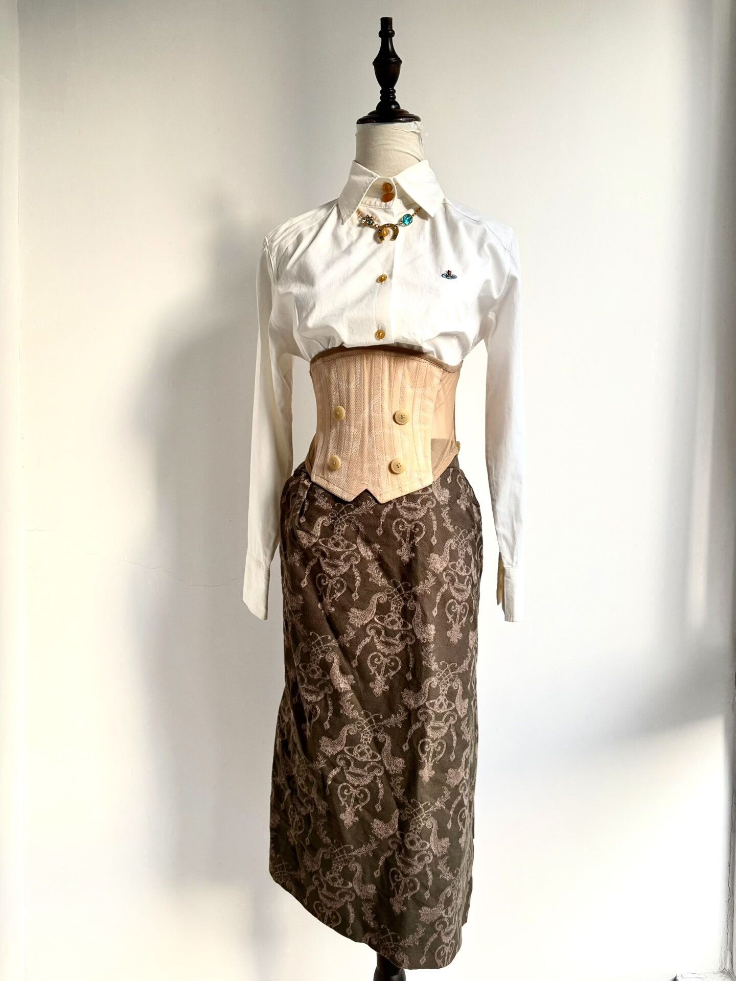 Vivienne Westwood vivienne westwood vintage chandelier saturn print skirt Size 23" - 4 Thumbnail